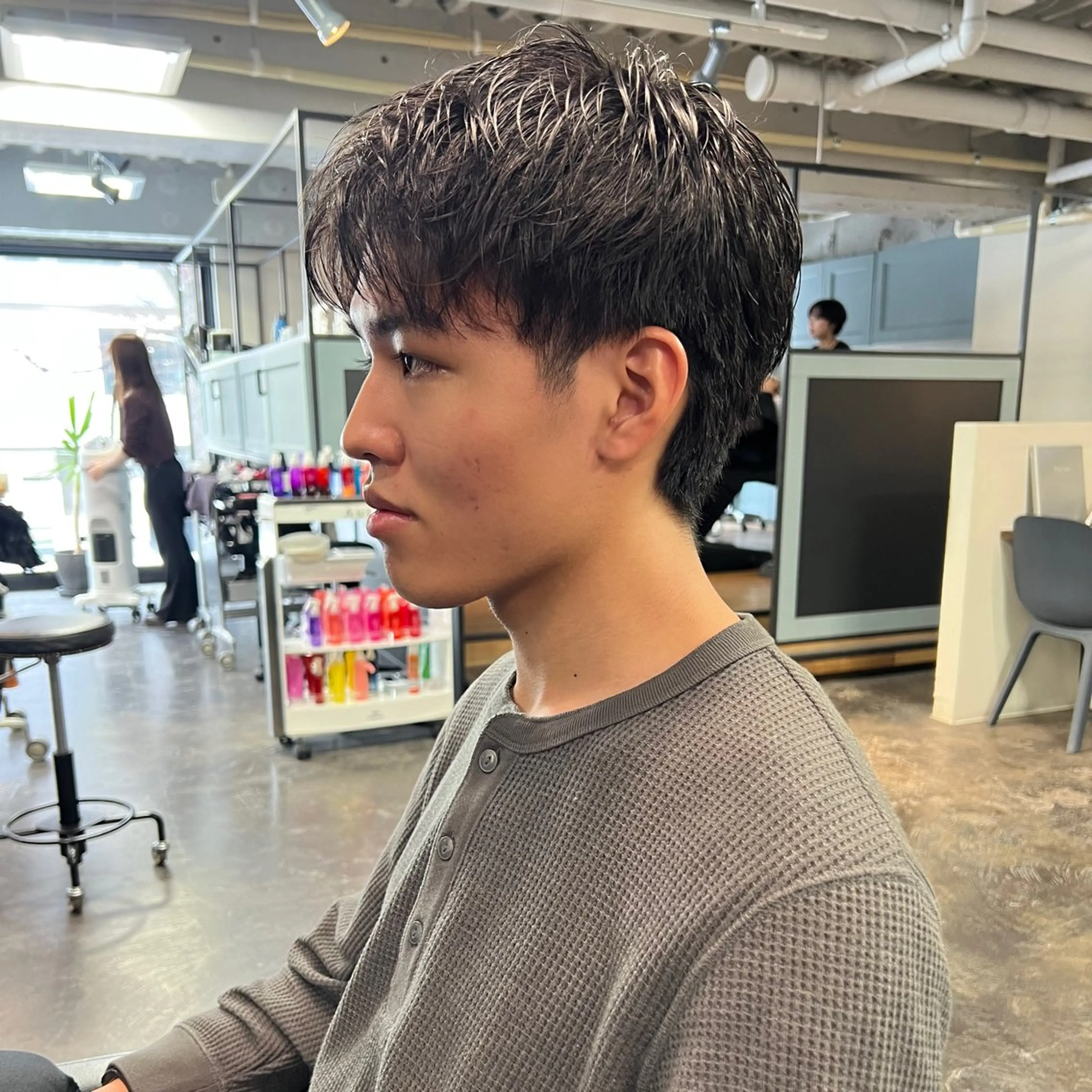 メンズ カット 💘札幌クロスパーマ 髪質改善💘rinaのヘアスタイル