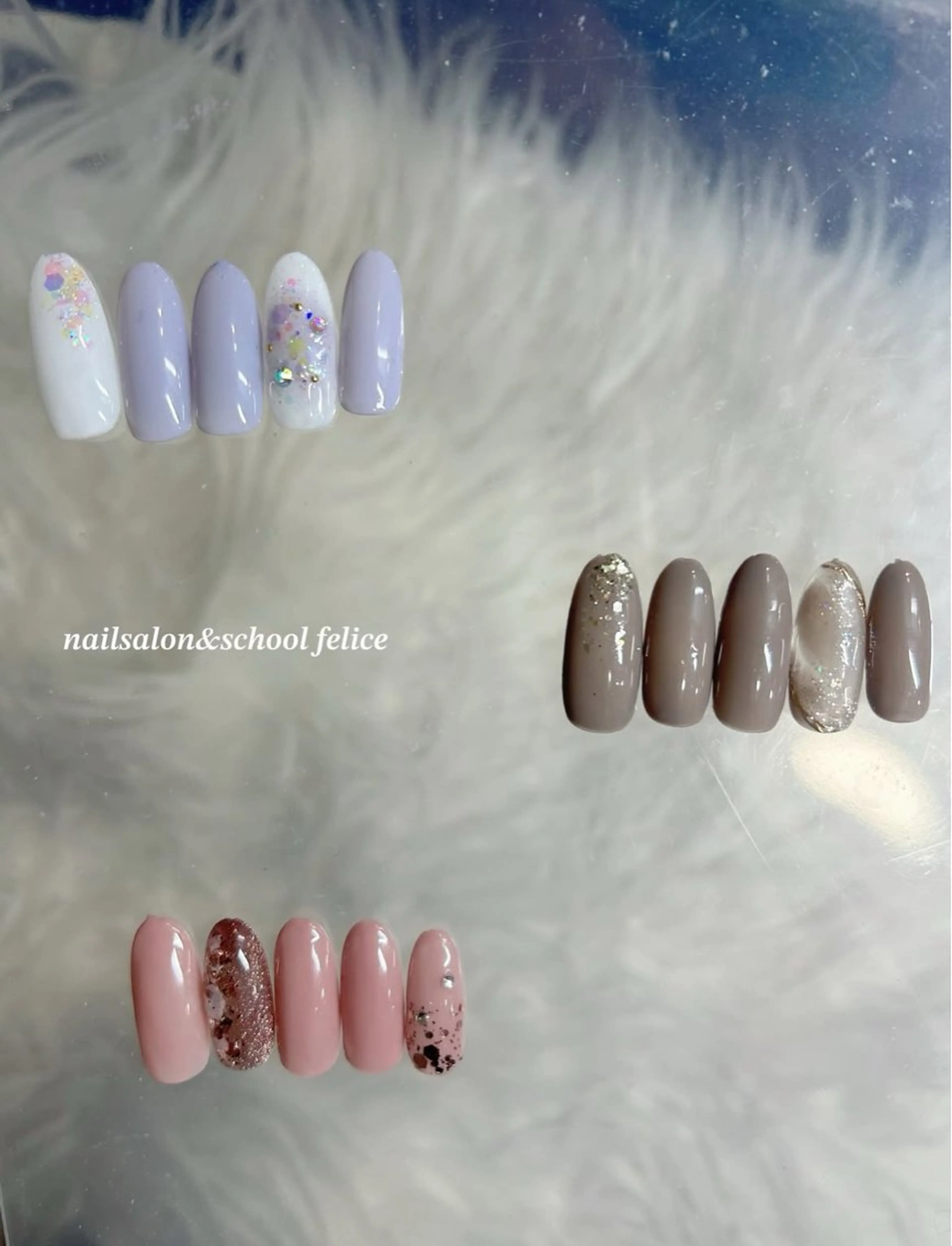 ネイル ハンドネイル nail salon＆school felice所属・フェリーチェ瑞江店 新山のネイルデザイン