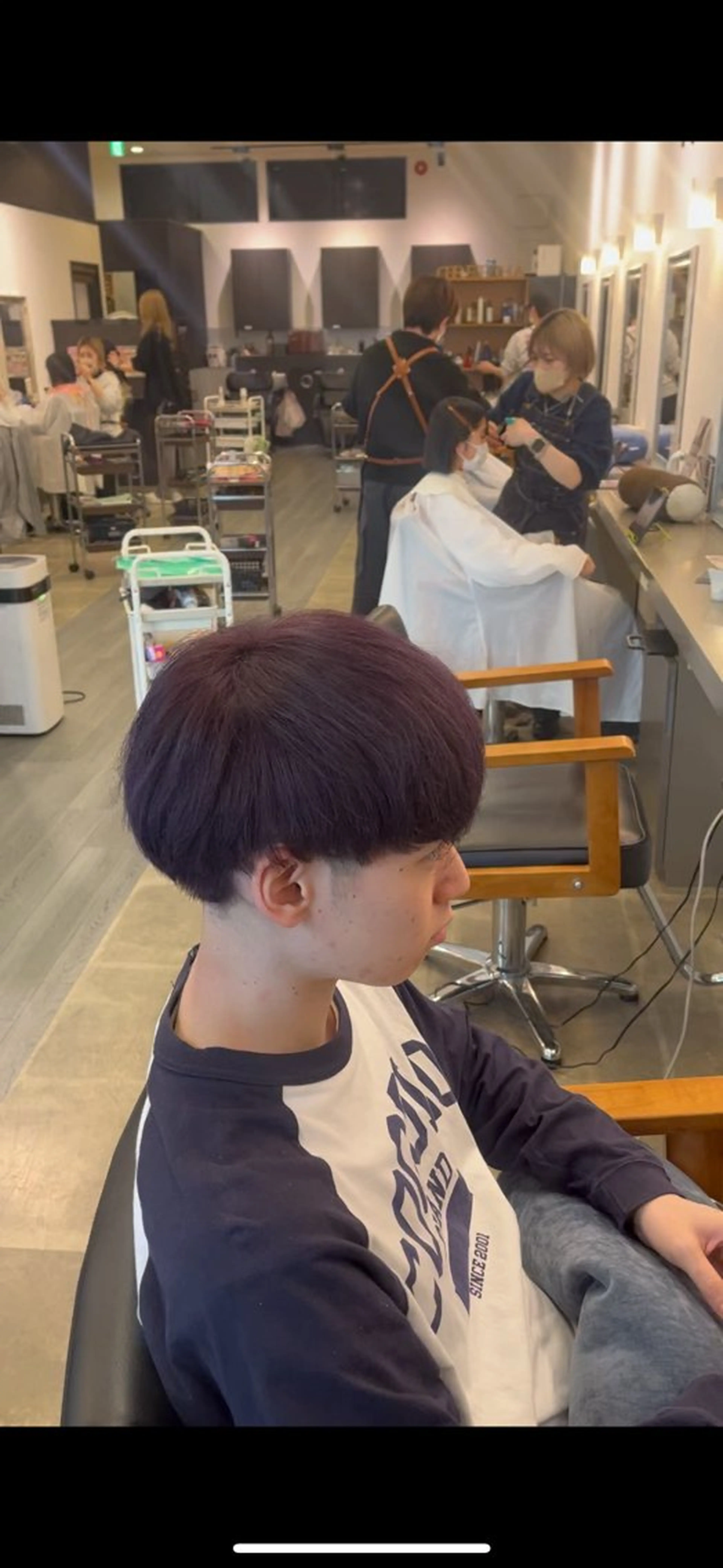 【メンズ限定🌈】メンズカット✂️＋ブリーチ🟡＋カラー🔴＋トリートメント🔵【ワンブリーチ＋オンカラー金額です】の写真