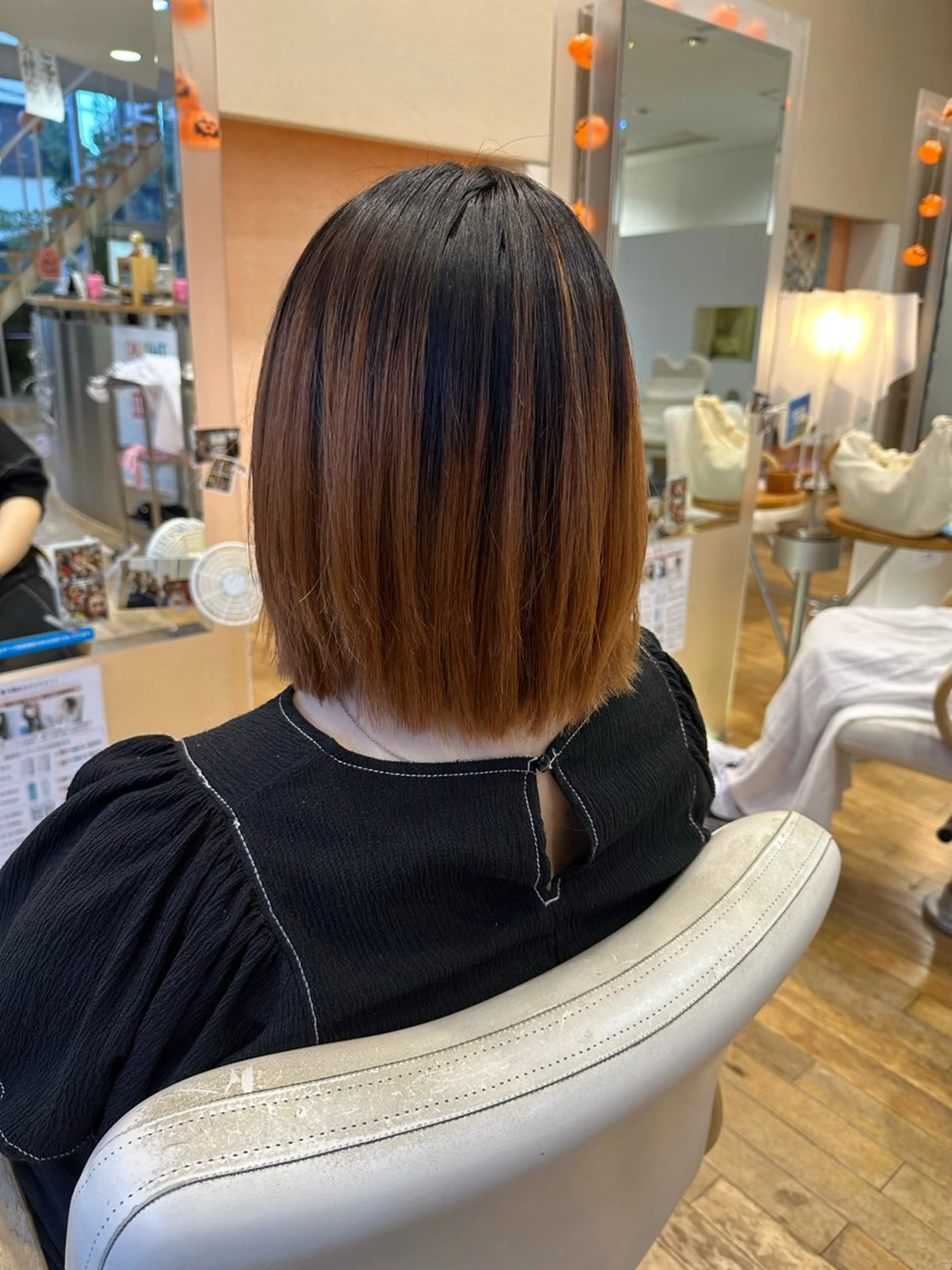 パーマ 縮毛矯正 山本 瑠華のヘアスタイル