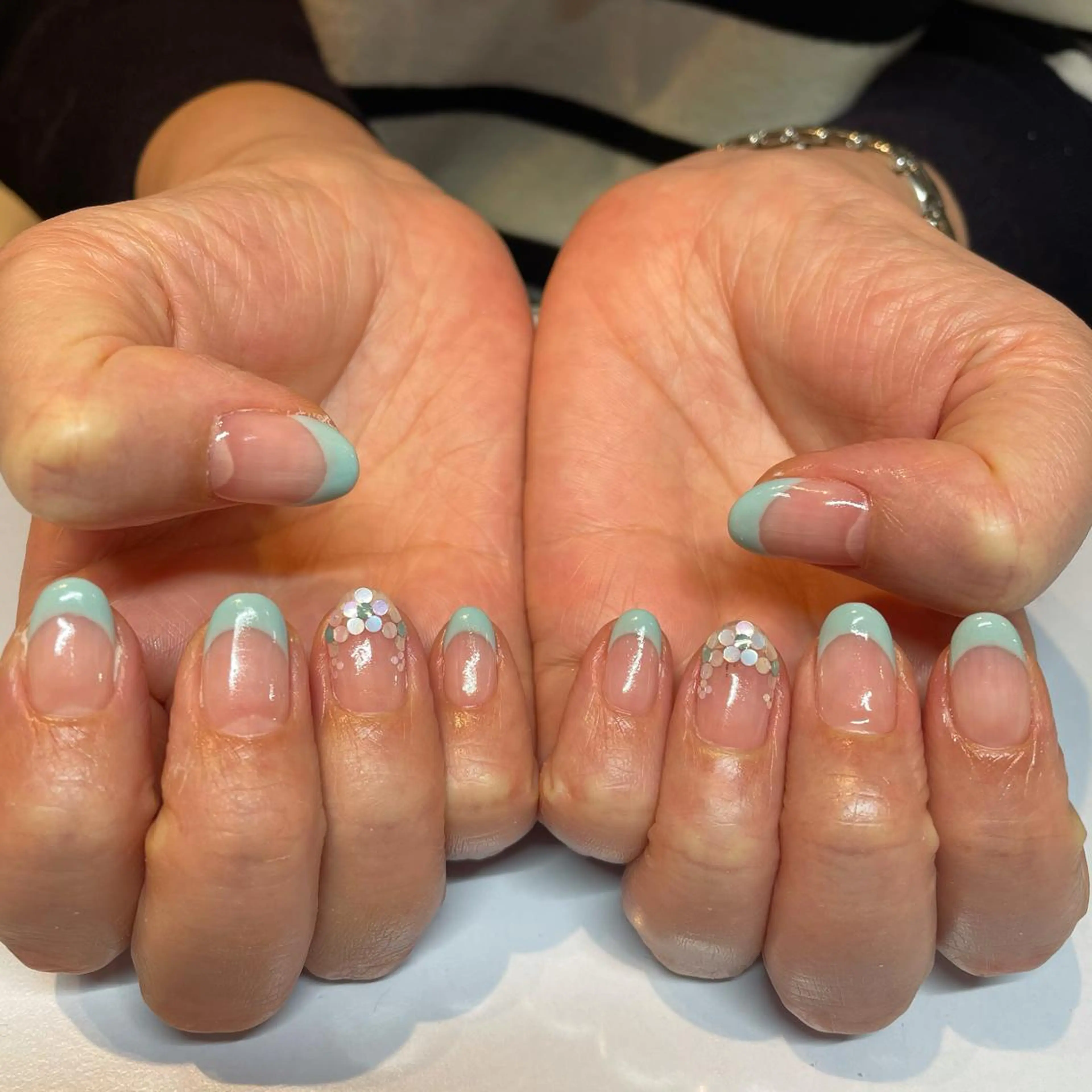 ネイル ストーンネイル ハンドネイル Tocowaka マエダのネイルデザイン