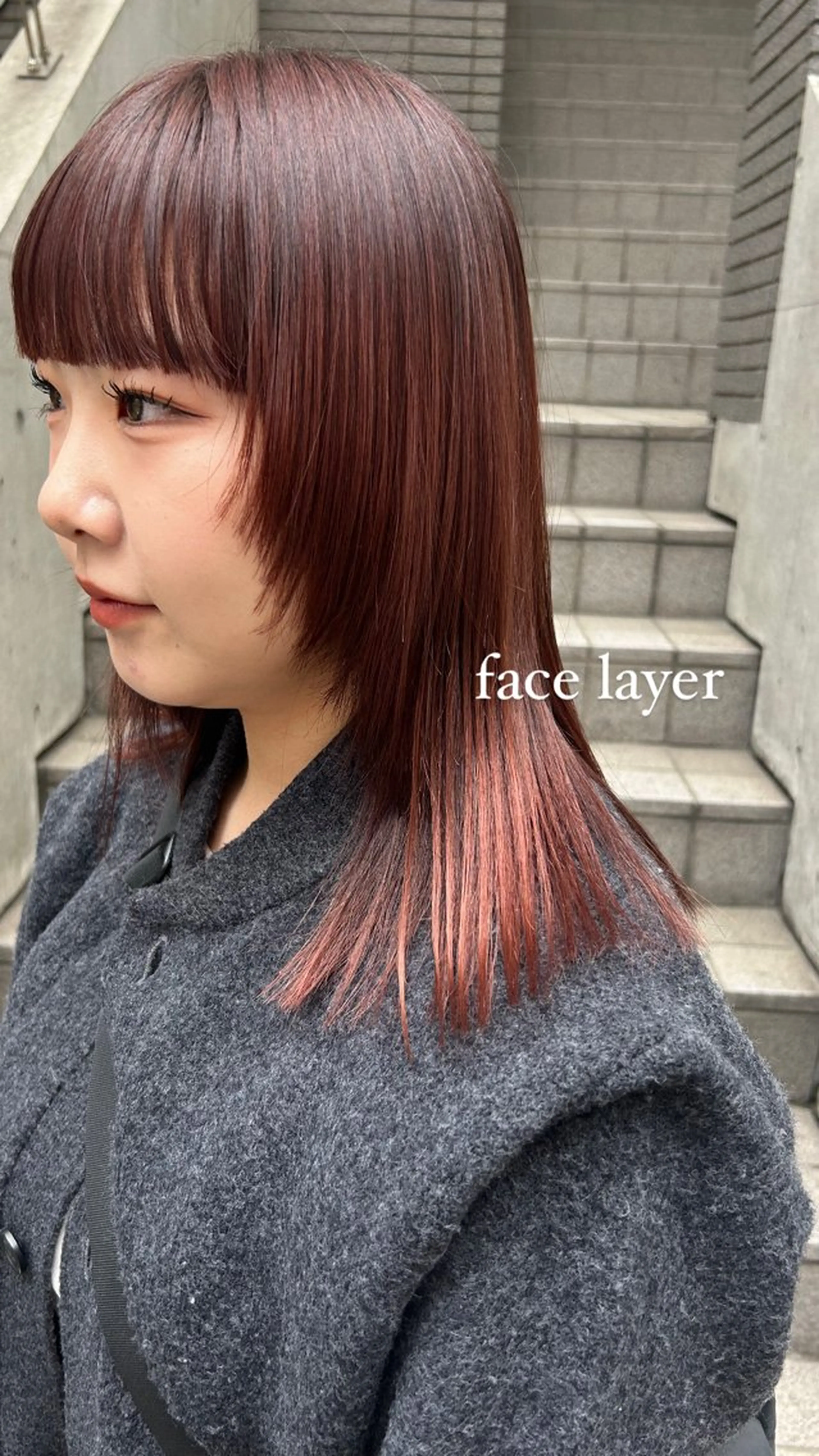 ミディアム ミウラナツサ /レイヤーカットのヘアスタイル