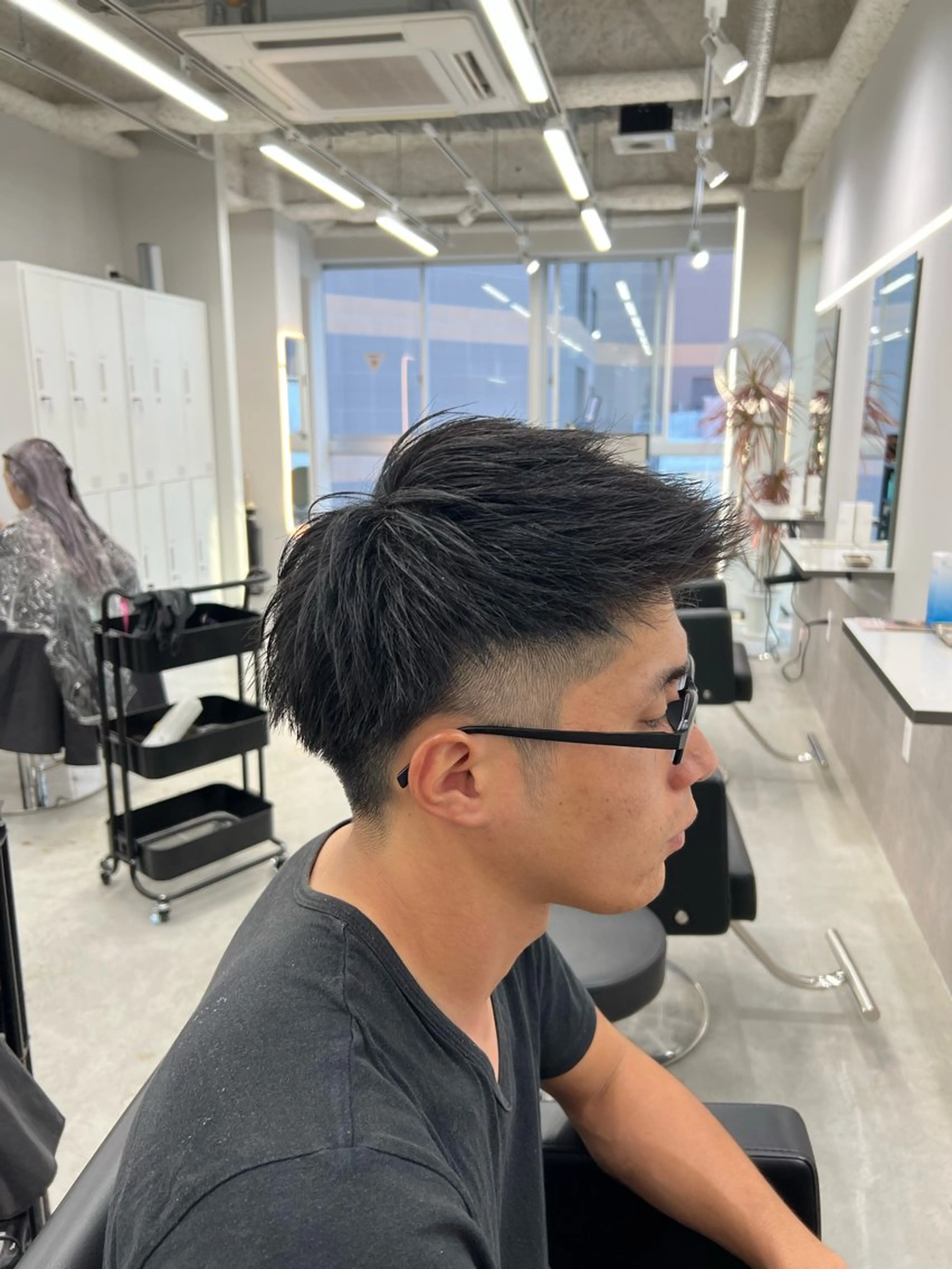 メンズ maya レイヤーカットのヘアスタイル