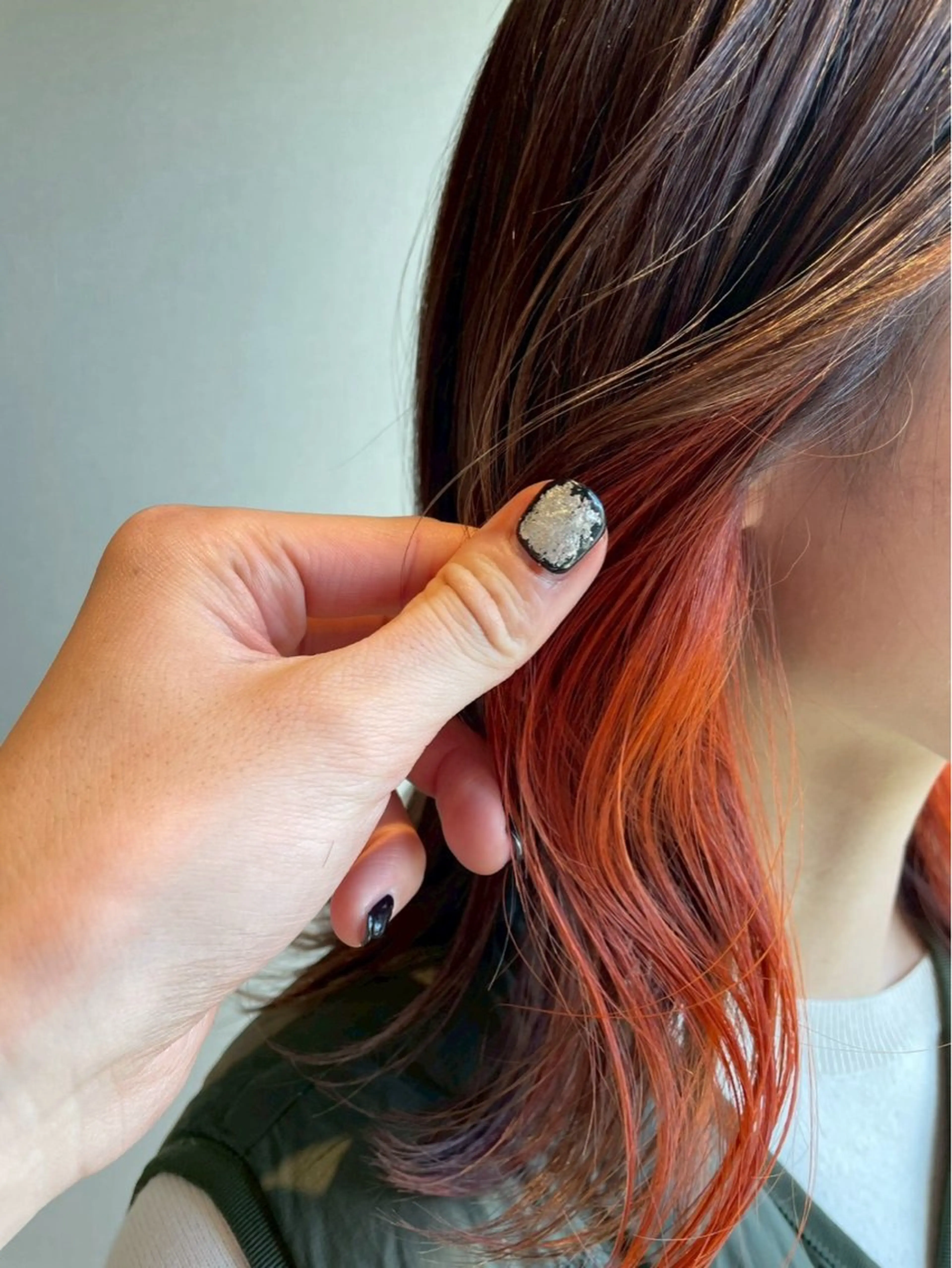 カラー イヤリングカラー カラーモデル┋鶴見区 ┋横堤┋陽菜実🫧のヘアスタイル