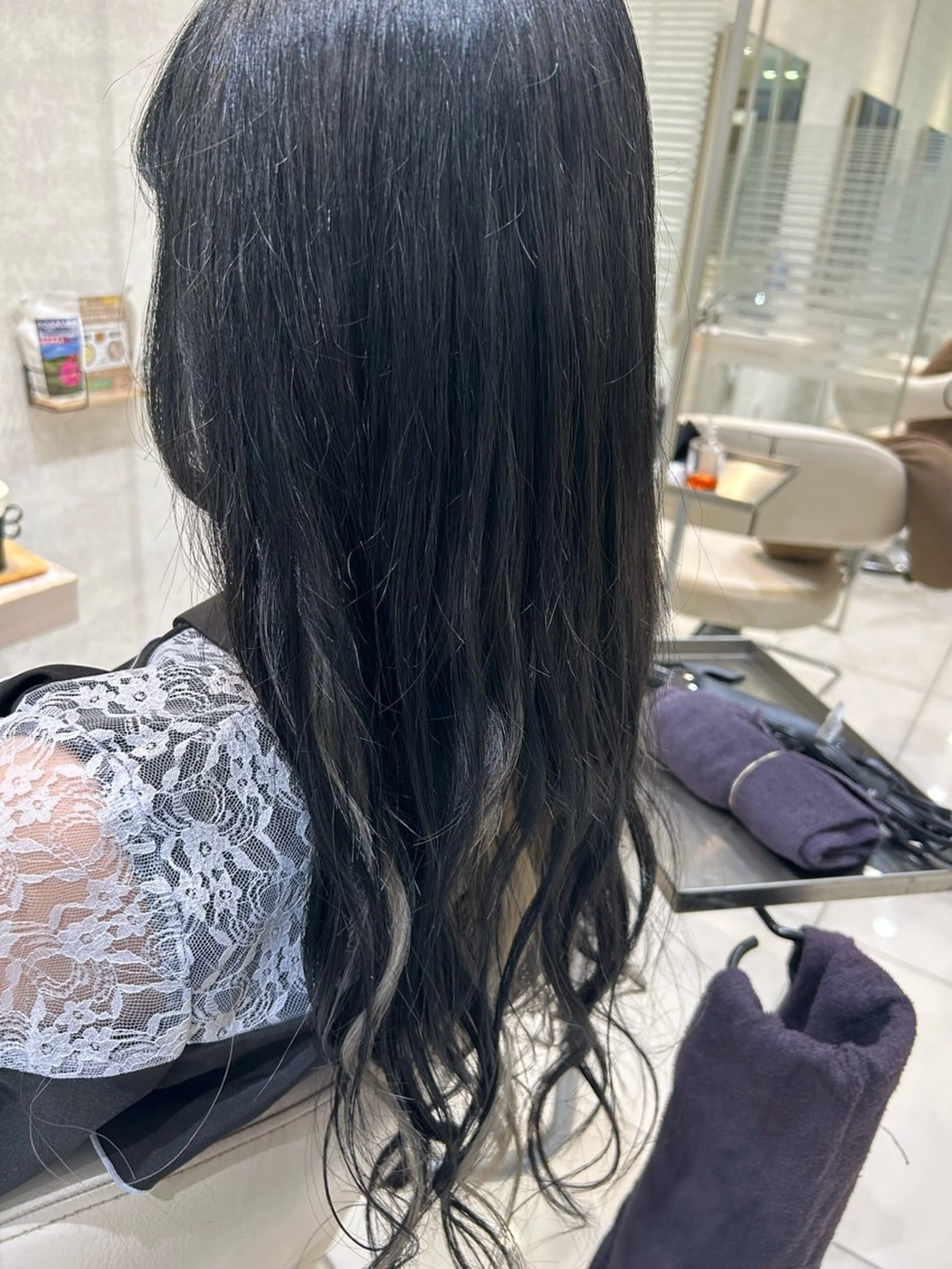 ロング カラー ハイトーンカラー インナーカラー ヘアカラー メンズカット/パ ーマ/スズキショウタのヘアスタイル