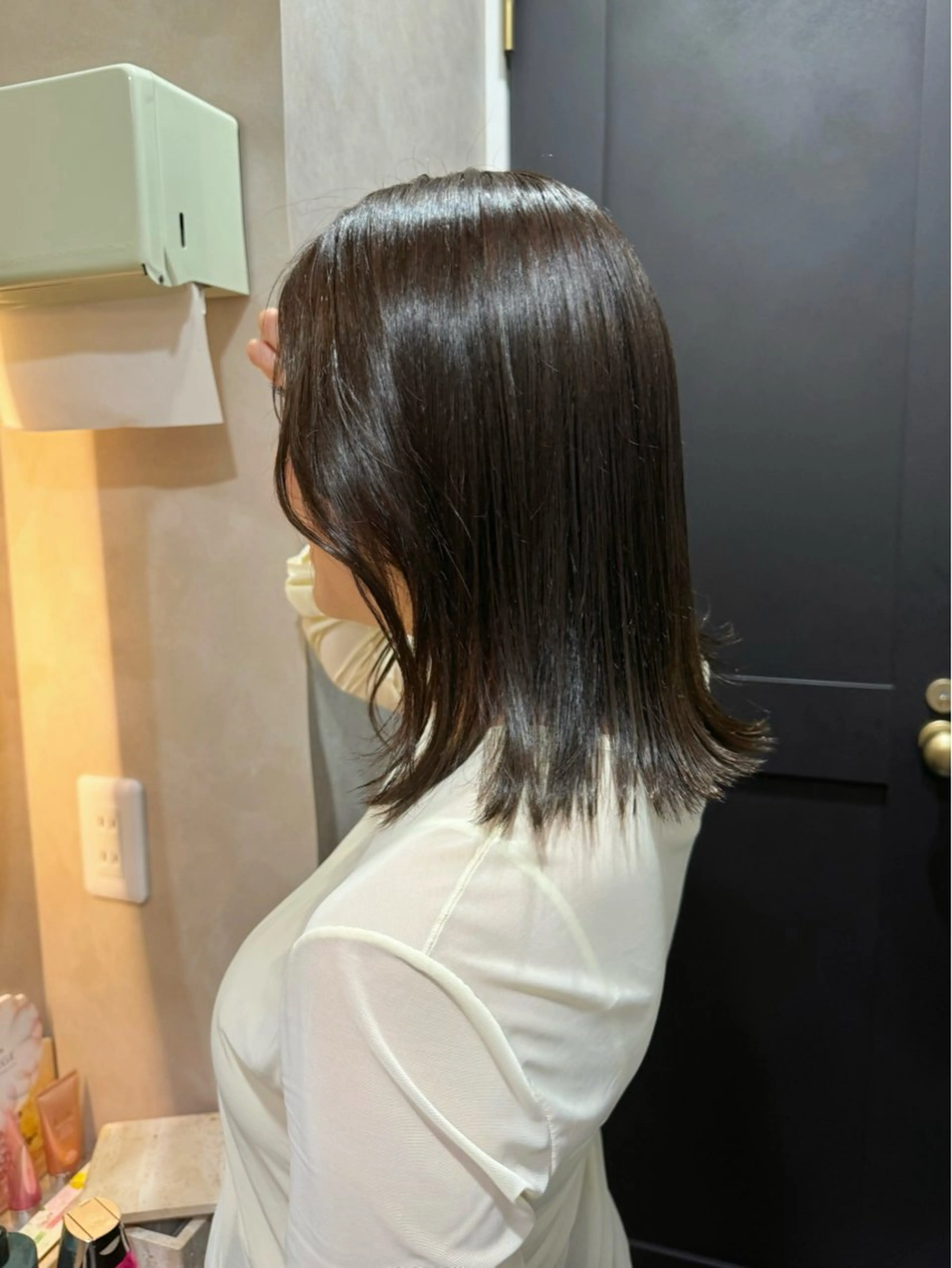 カラー ayaka/暖色 /ニュアンスボブのヘアスタイル