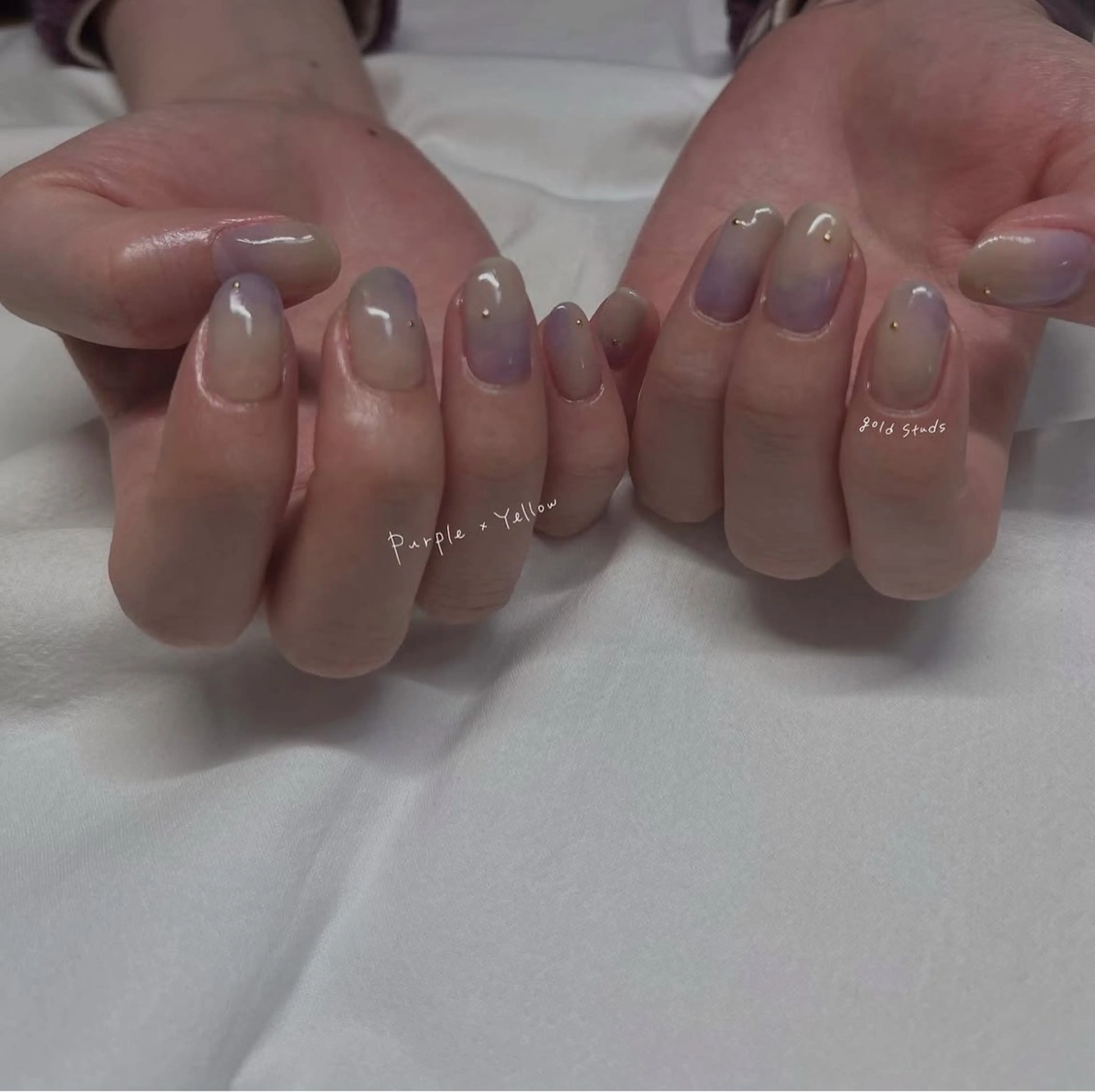 ネイル 氷ネイル・うるうるネイル ニュアンスネイル 春ネイル 夏ネイル ハンドネイル &. momoのネイルデザイン