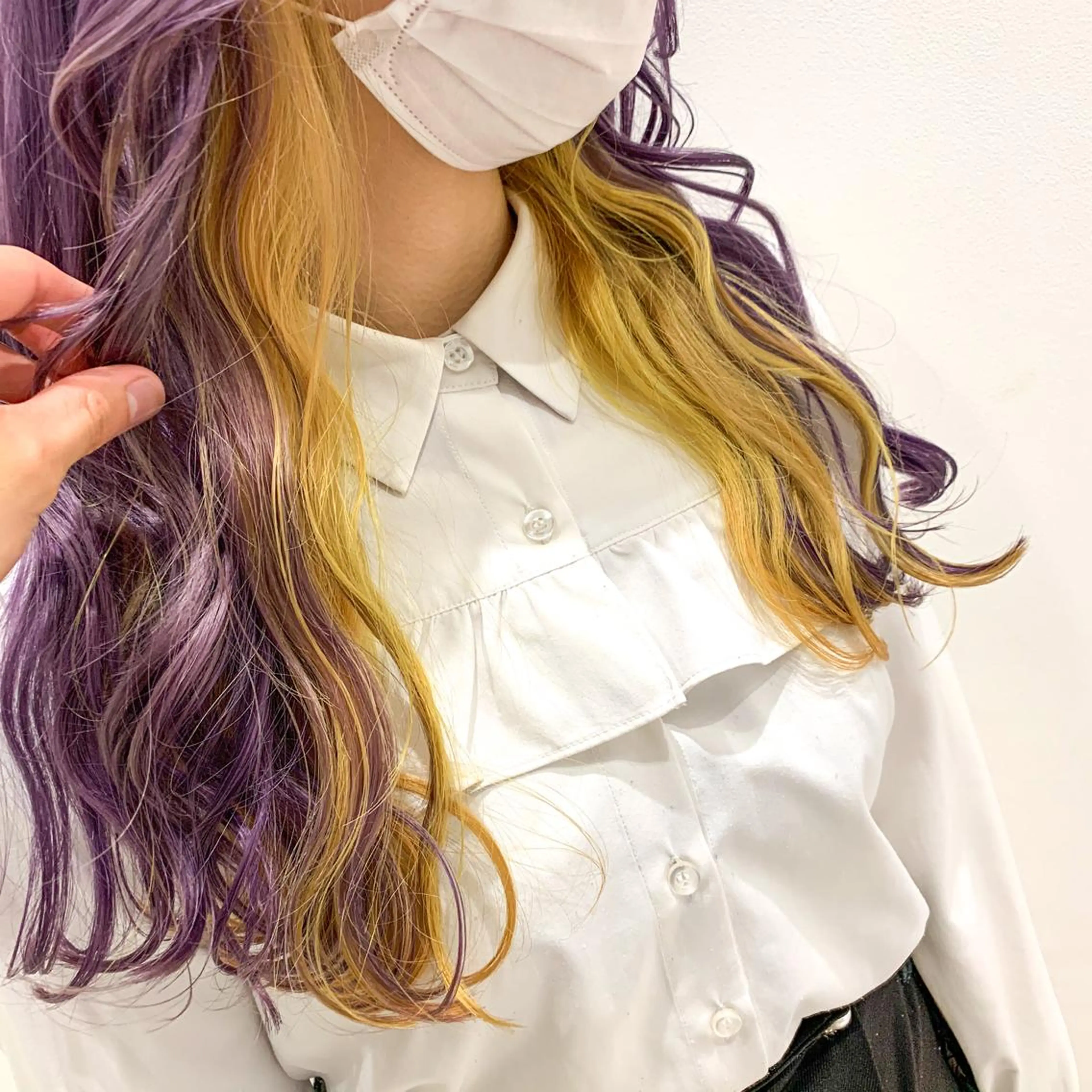 ロング 🍀ケアブリーチ カラー🍀坂井のヘアスタイル