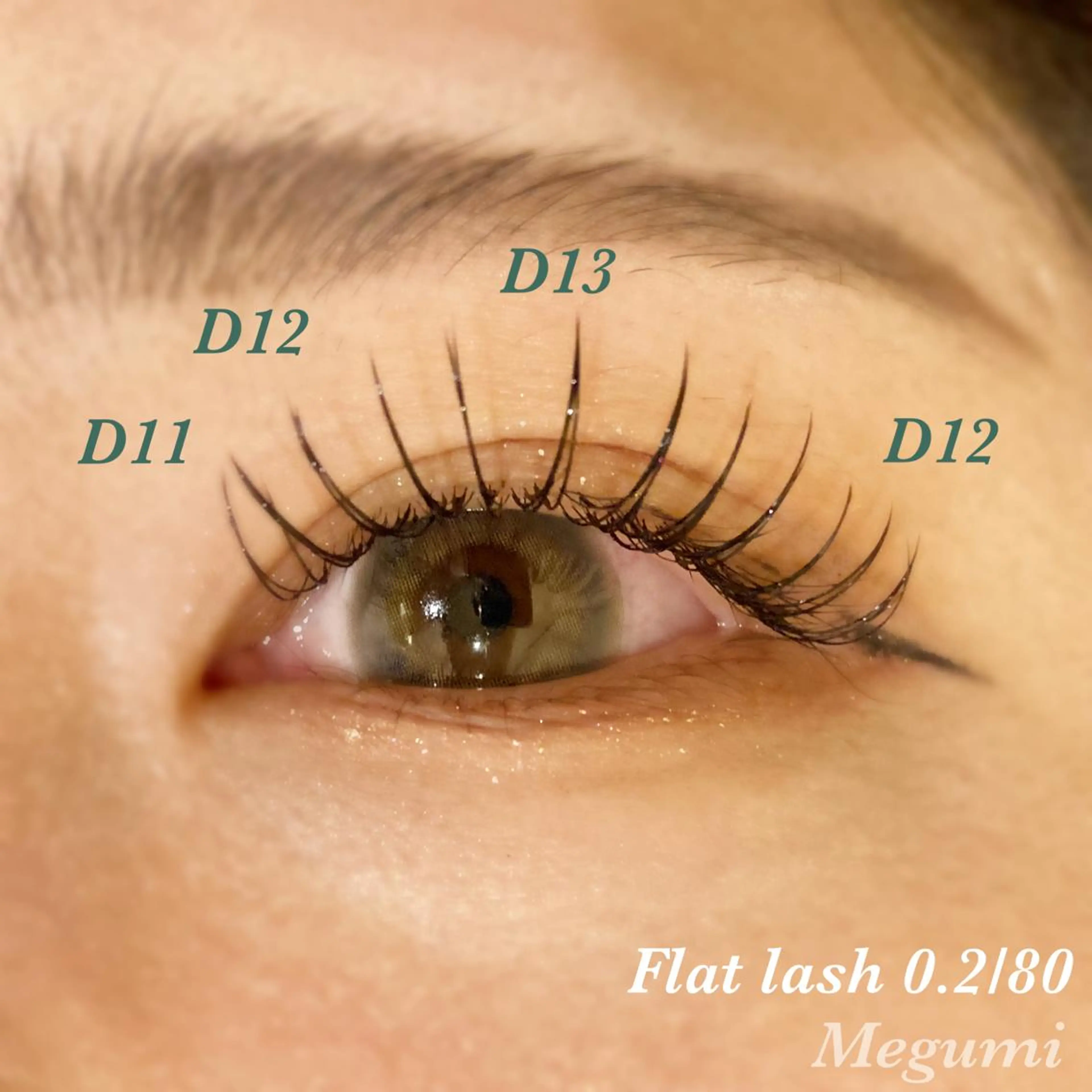 マツエク・マツパ KUON EYELASH SALON所属・KUON 溝の口 megumiのマツエク・マツパデザイン