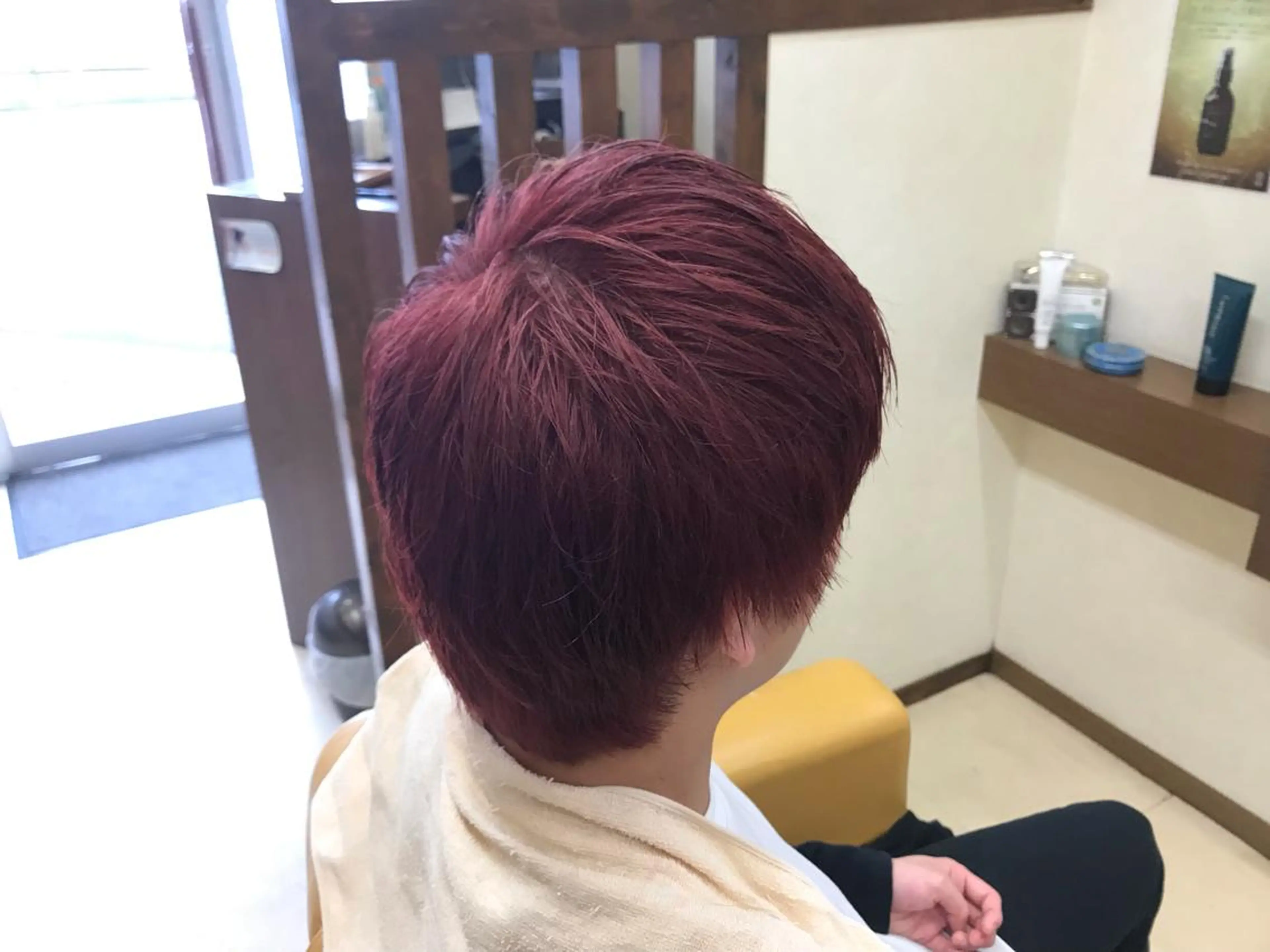 ショート カラー メンズ カット ハイブリッド美容師！ 藤井 俊壮のヘアスタイル