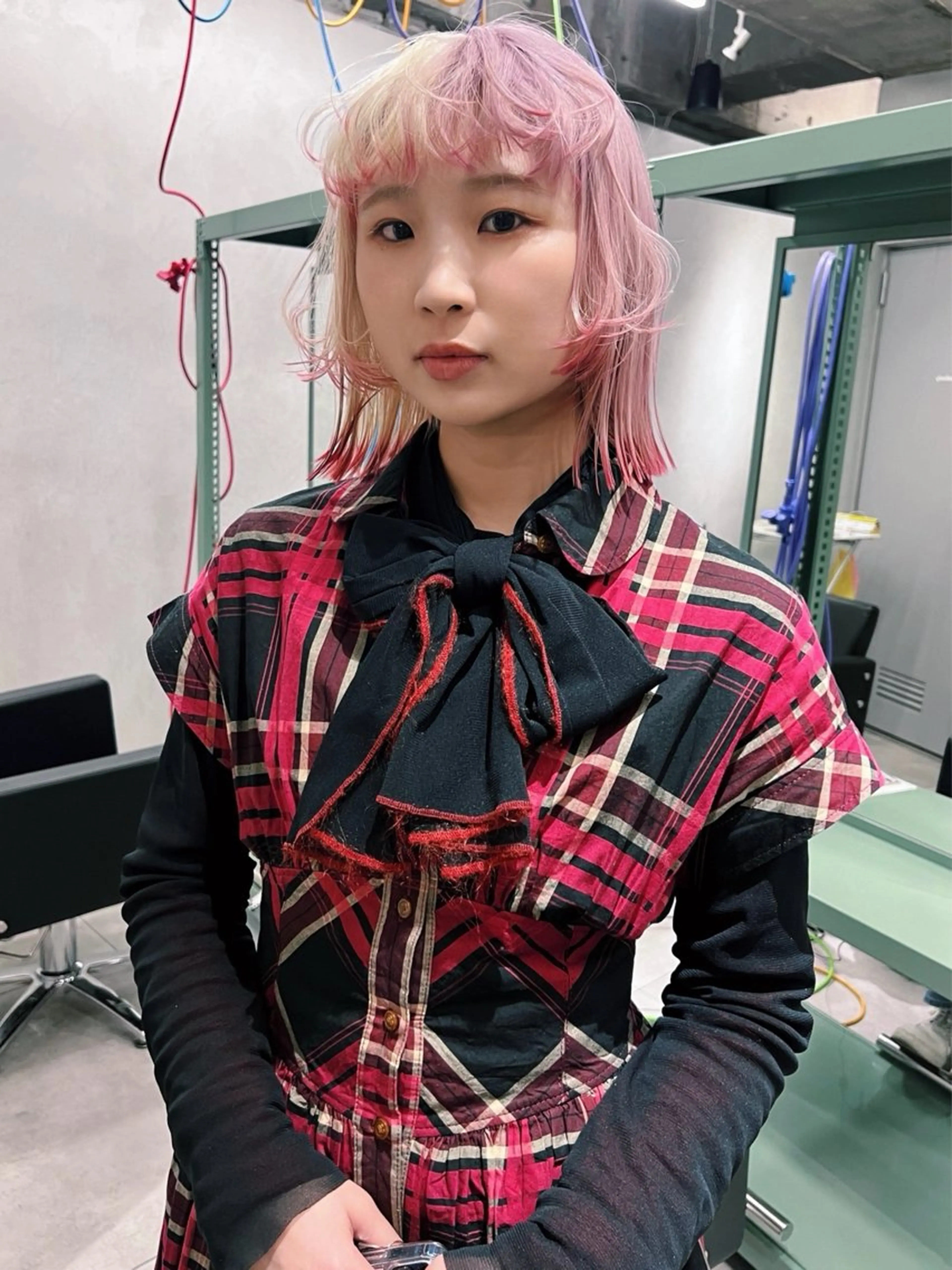 ミディアム カラー ヘアカラー トリートメント ヘアセット 🧡色落ちまで2度綺 麗なカラー🧡ヨシキのヘアスタイル