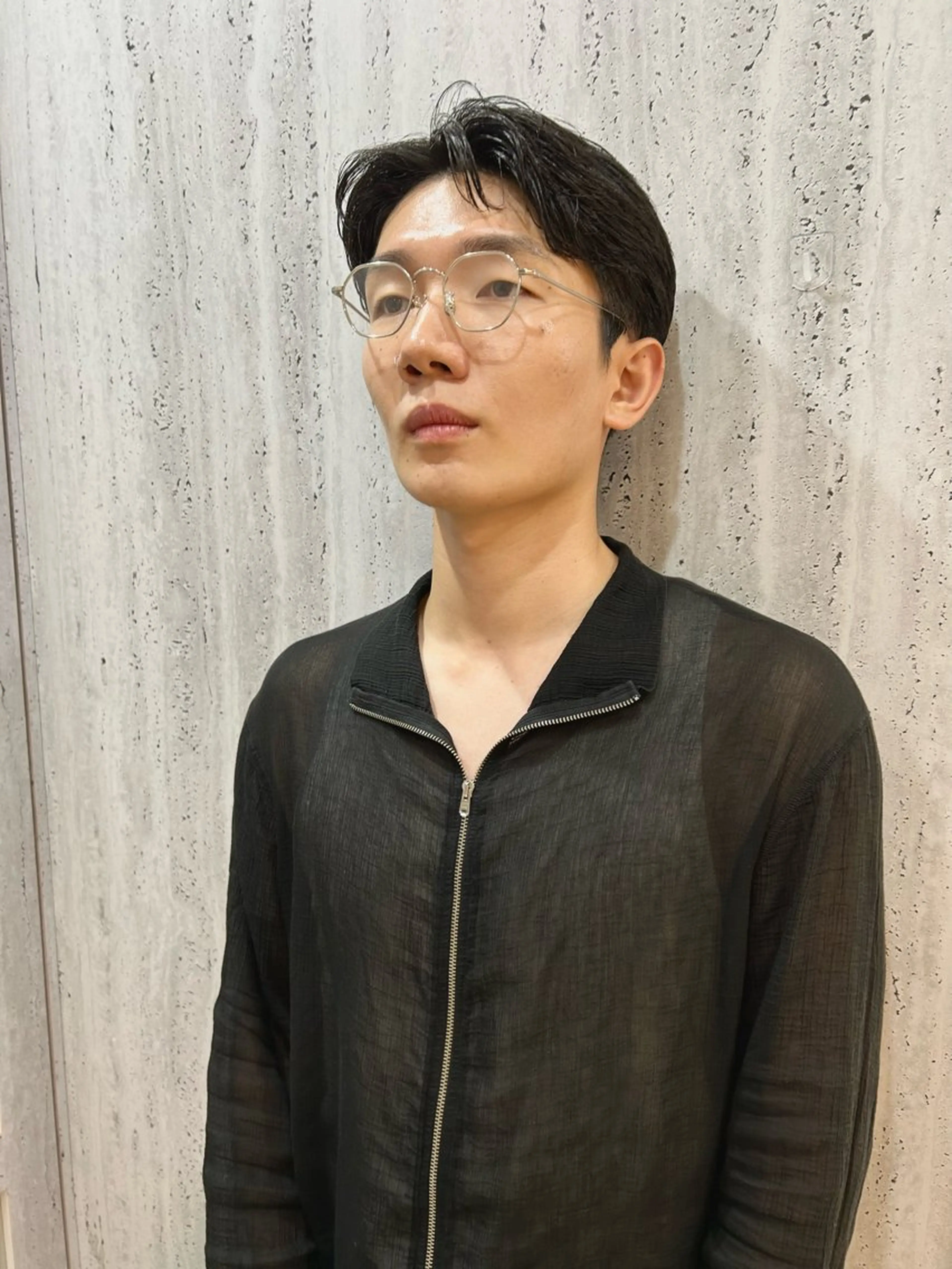 ショート パーマ メンズ カット パーマ トリートメント 海/ボブ /パーマのヘアスタイル