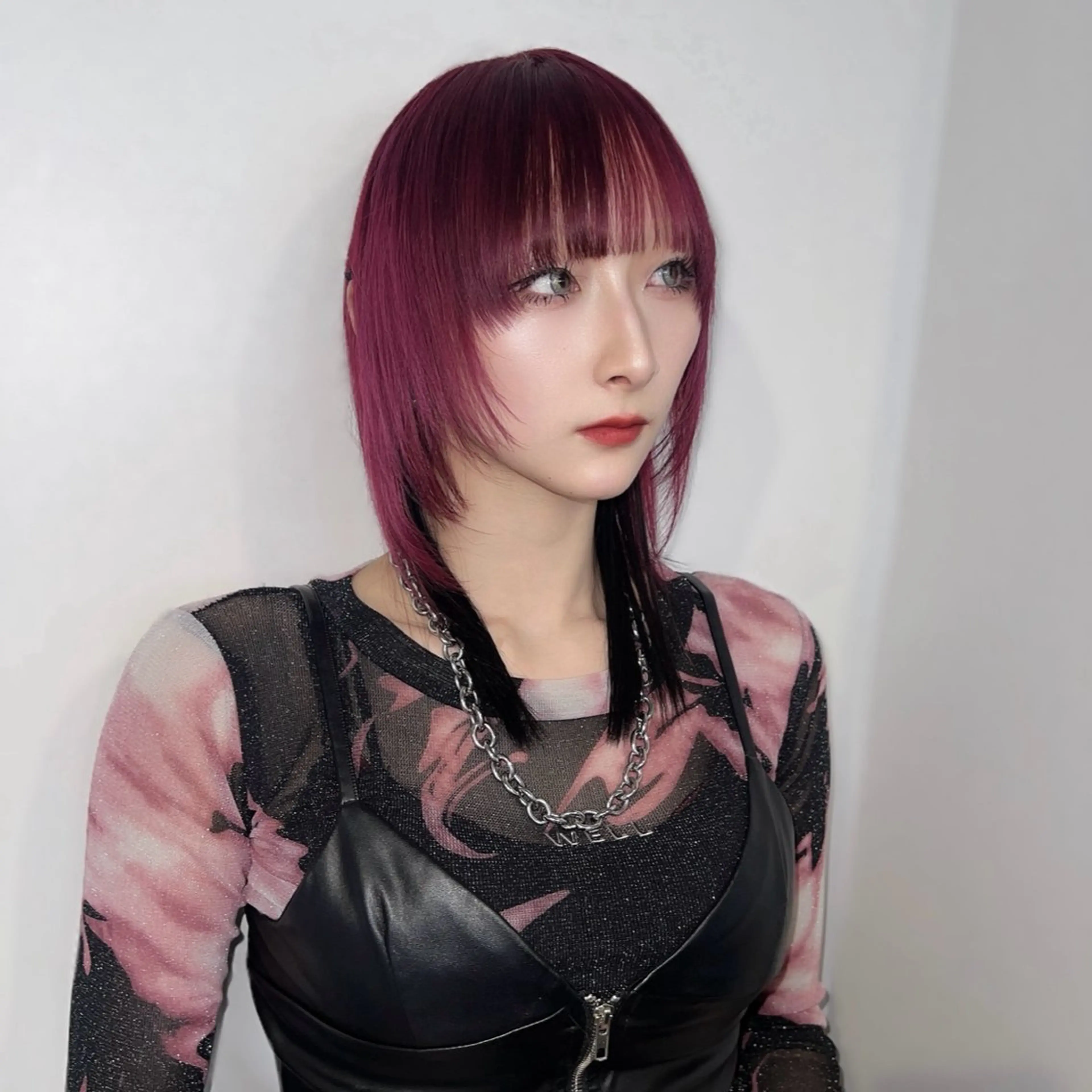 セミロング カラー ヘアカラー Ren. 🦋デザインカラーのヘアスタイル