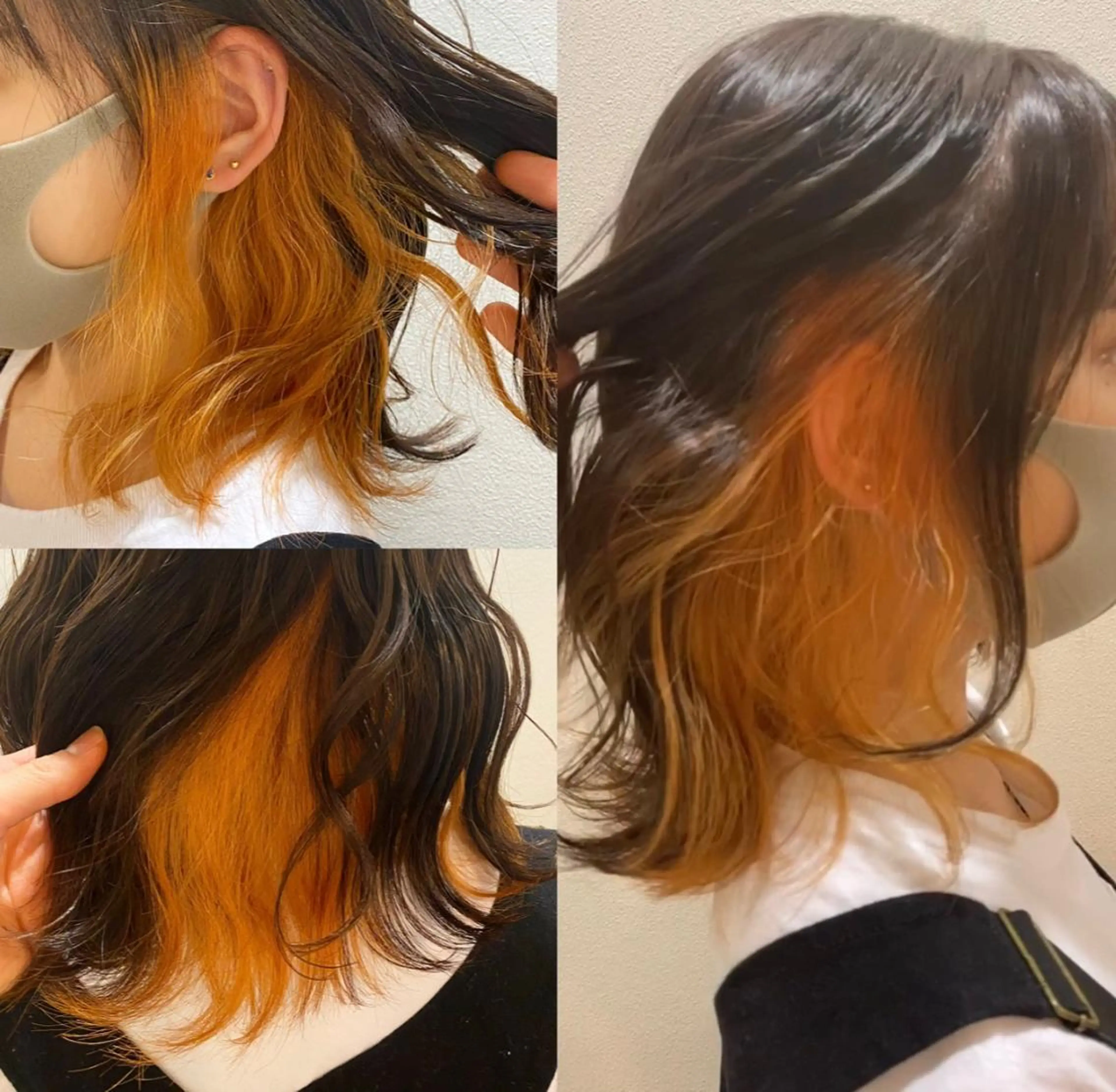 ミディアム ブリーチなしWカラー 🎀韓国ヘア/amiのヘアスタイル