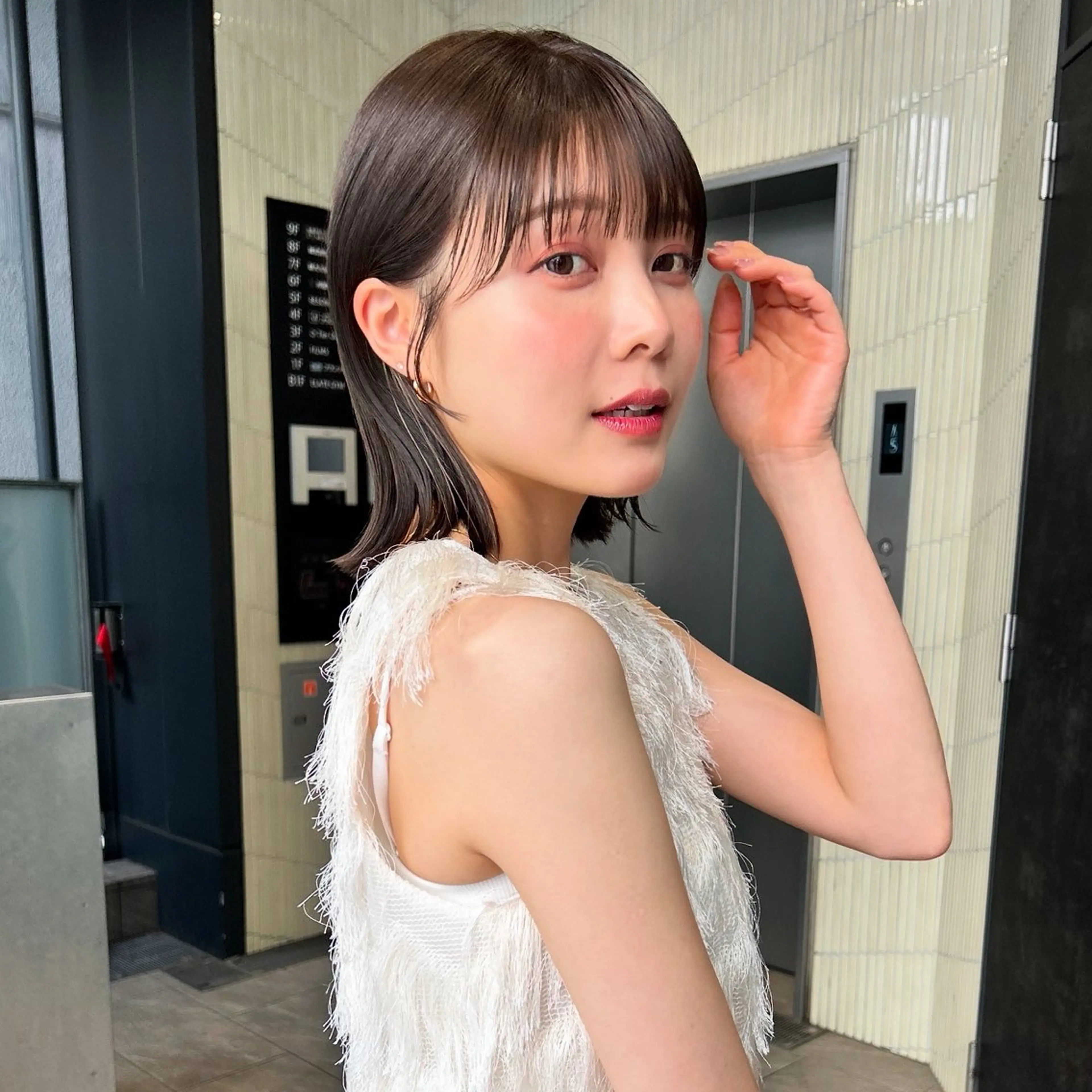 ショート カラー カット ヘアカラー トリートメント 切りっぱなしBOB 職人💜Anzuのヘアスタイル