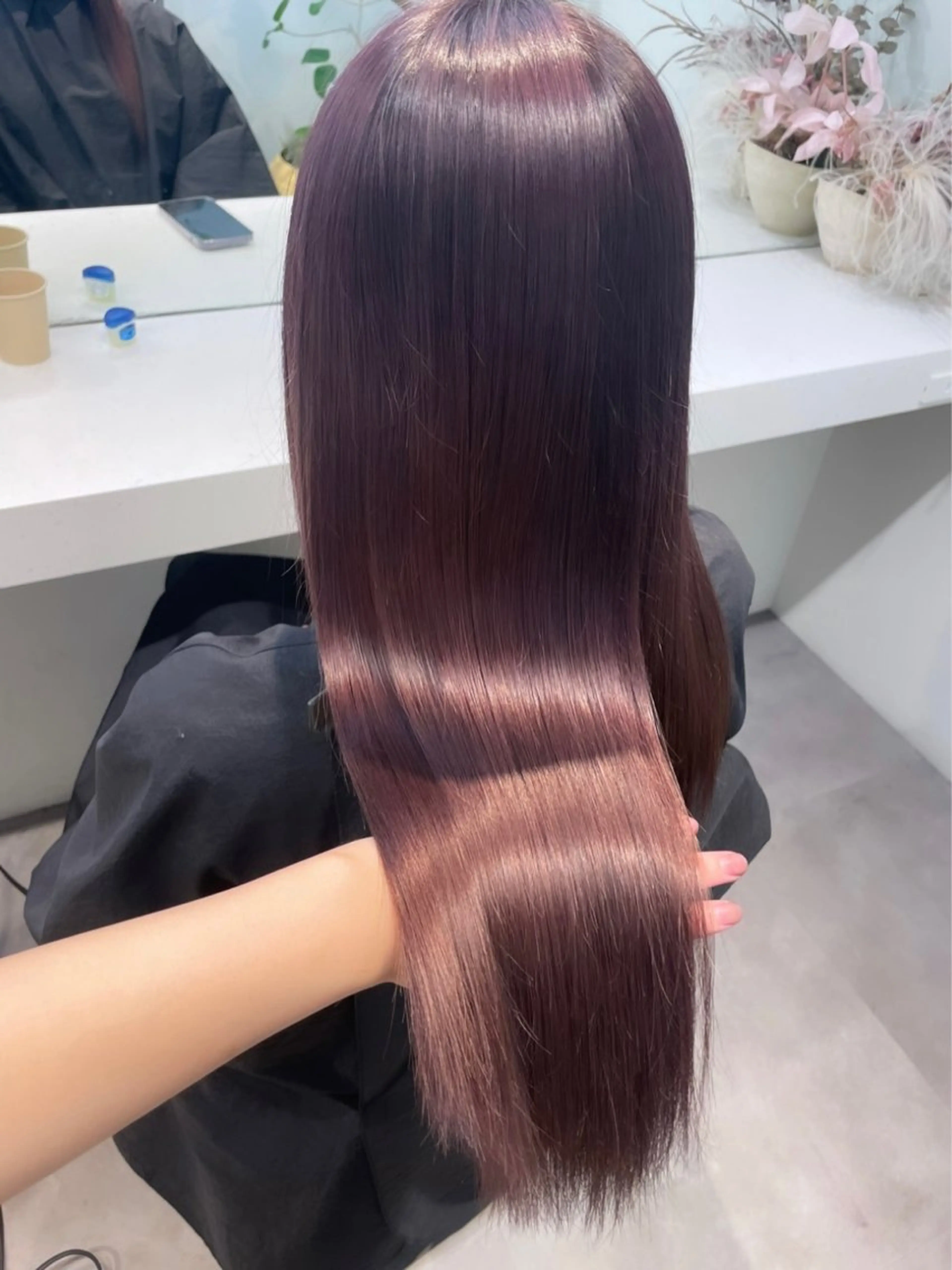 ロング カラー ヘアカラー 若月 あやかのヘアスタイル