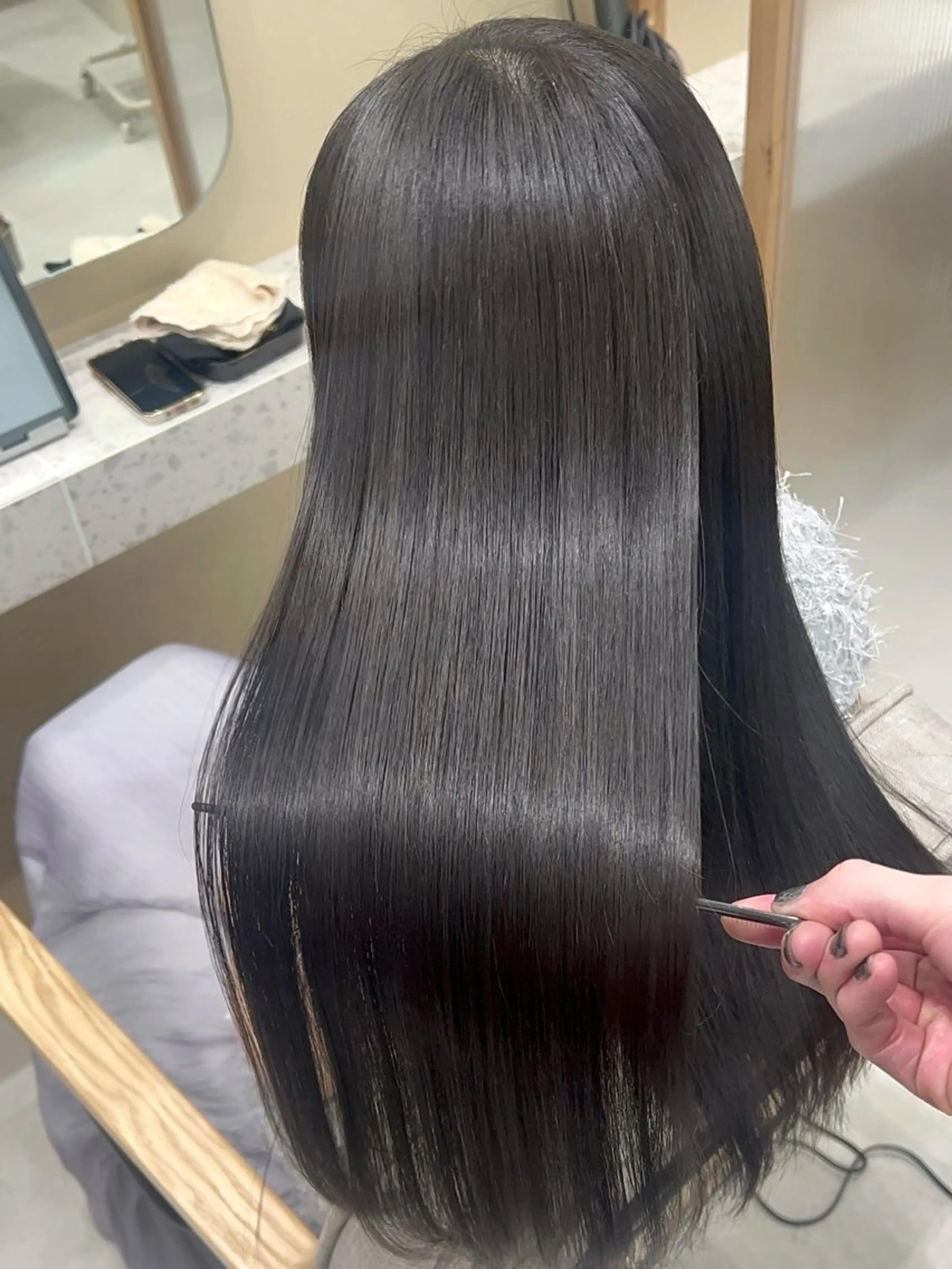 ロング 髪質改善 トリートメント ヘアカラー トリートメント 💎髪質改善/艶髪 💎mizuki💎のヘアスタイル