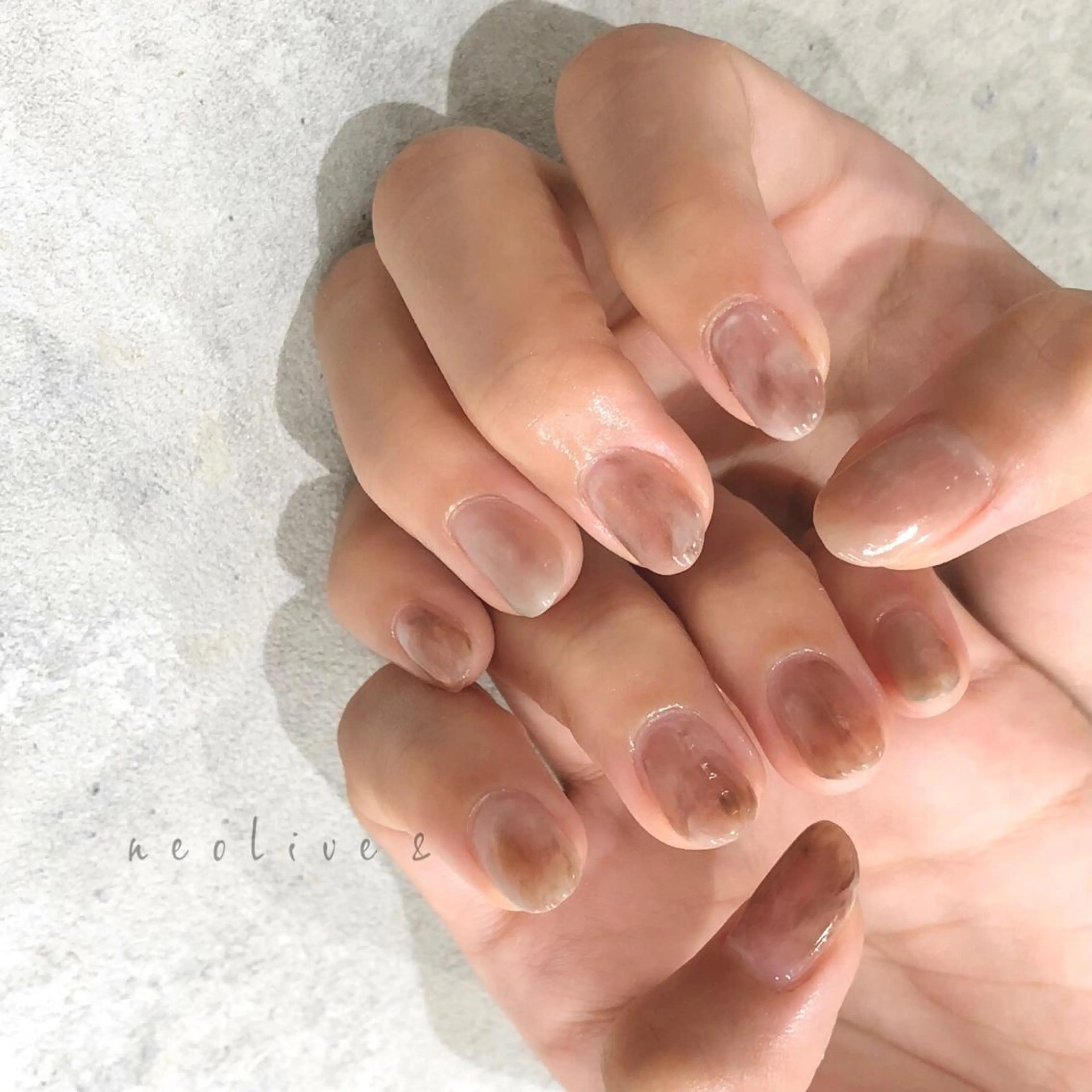 ネイル ハンドネイル Yuriko Omi パラジェル/渋谷のネイルデザイン