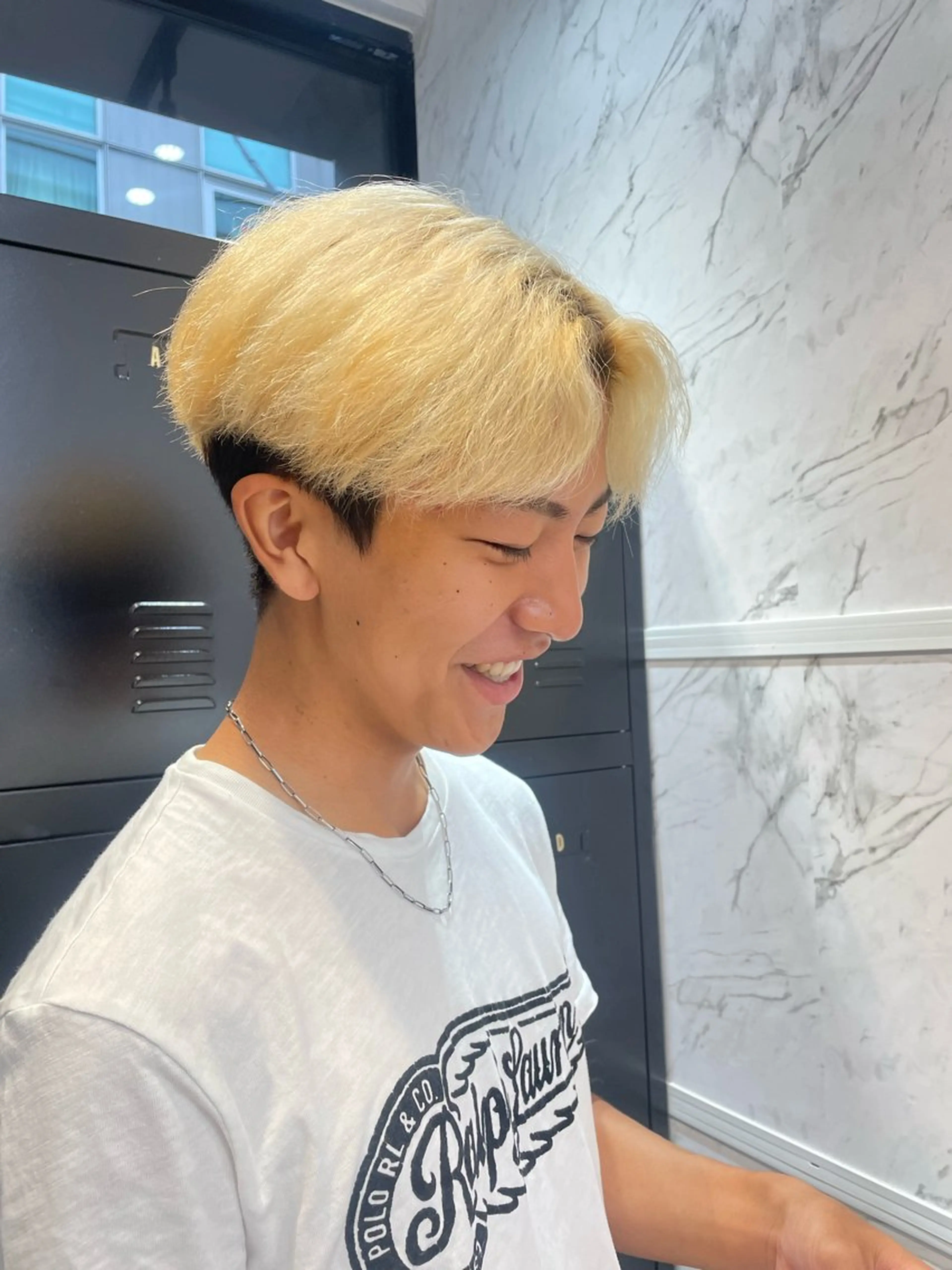 ミディアム カラー メンズ hair salon dot. mooda 韓国風サロン 町田店所属・韓国風ヘア🎀🩶 /♡𝓝𝓸𝓪♡のヘアスタイル