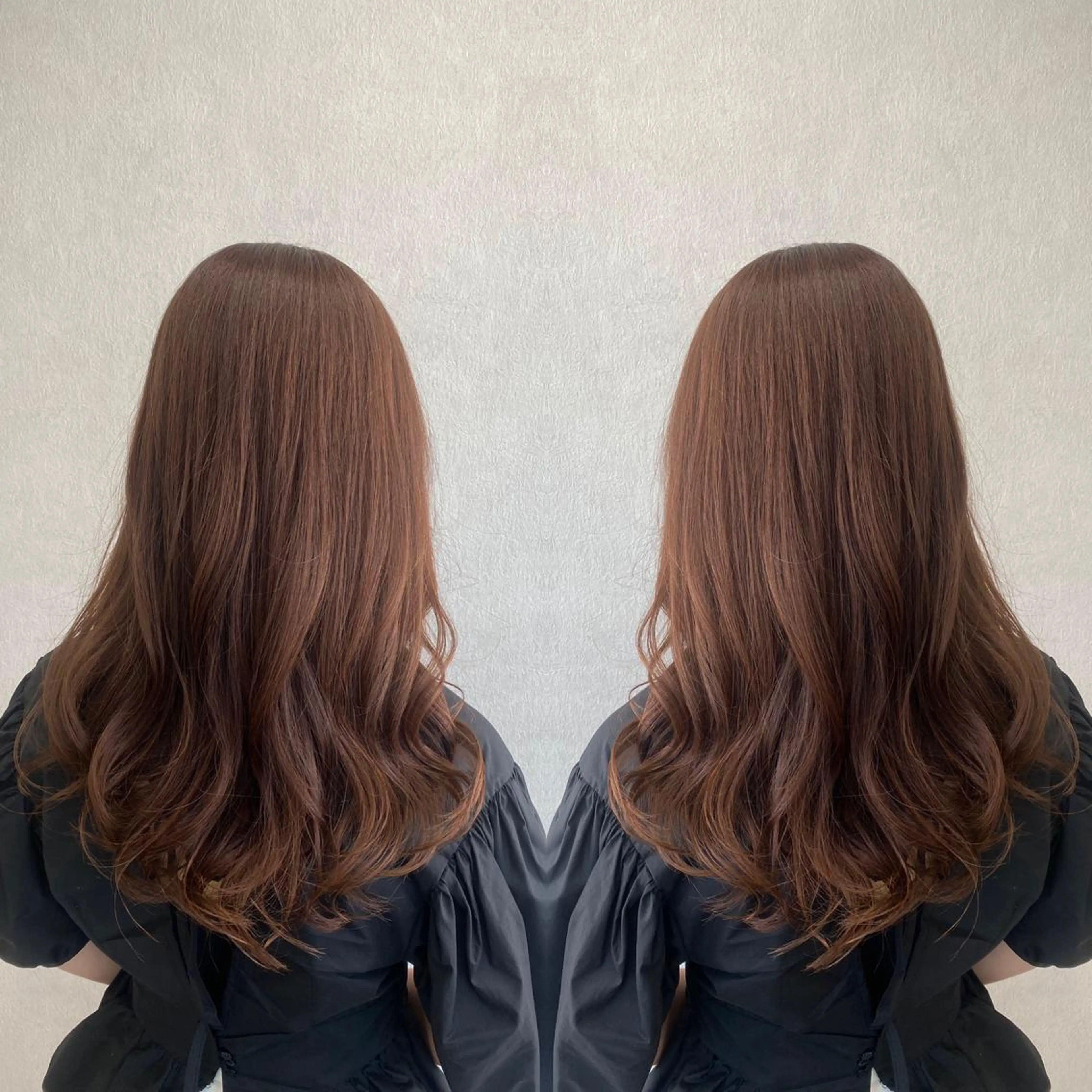 ロング カラー カット トリートメント tocca 💜石田愛結💜のヘアスタイル