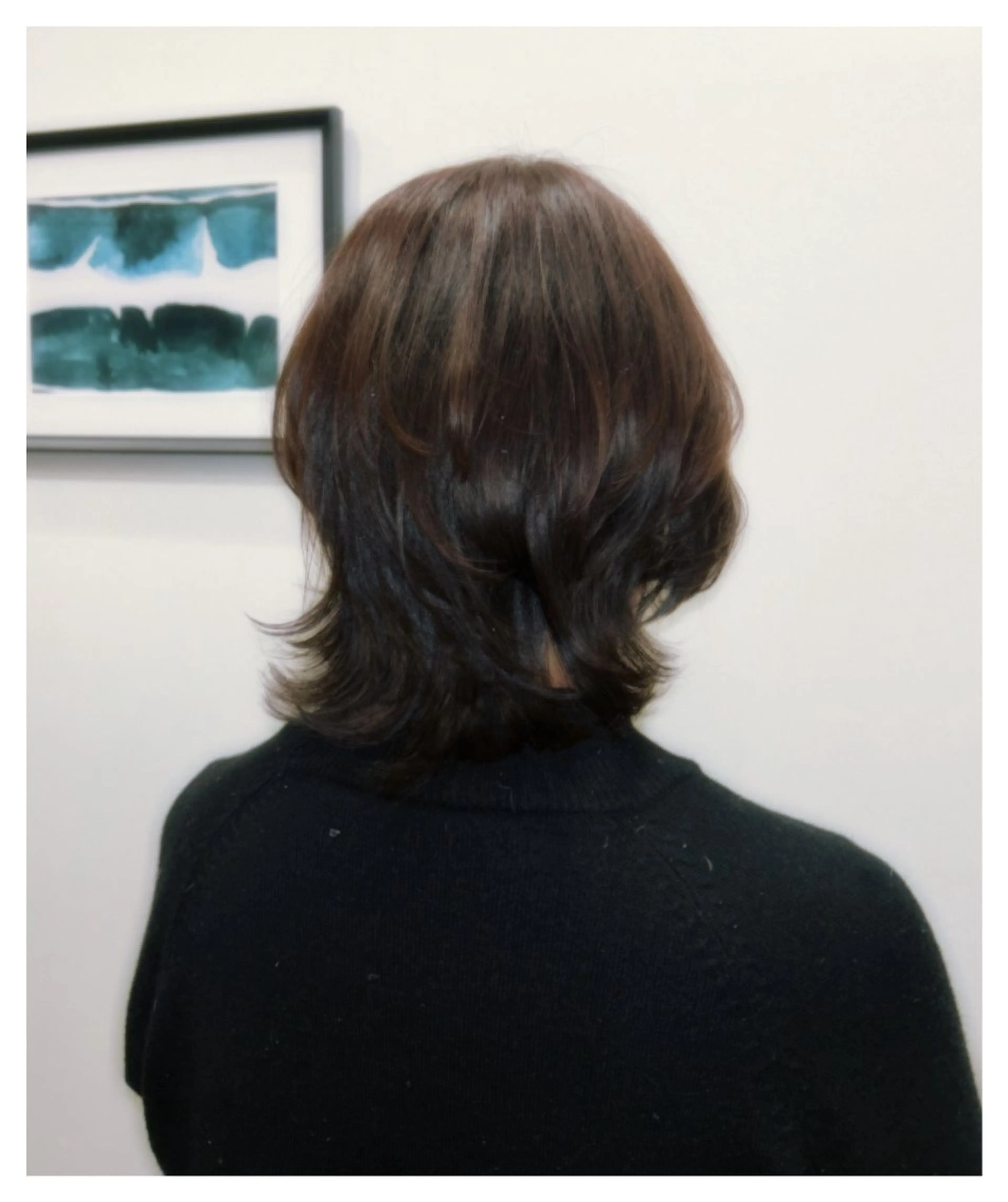 ミディアム ウルフカット ヘアサロン ソシエ所属・無料カットカラー／ モデル募集💈市川春のヘアスタイル