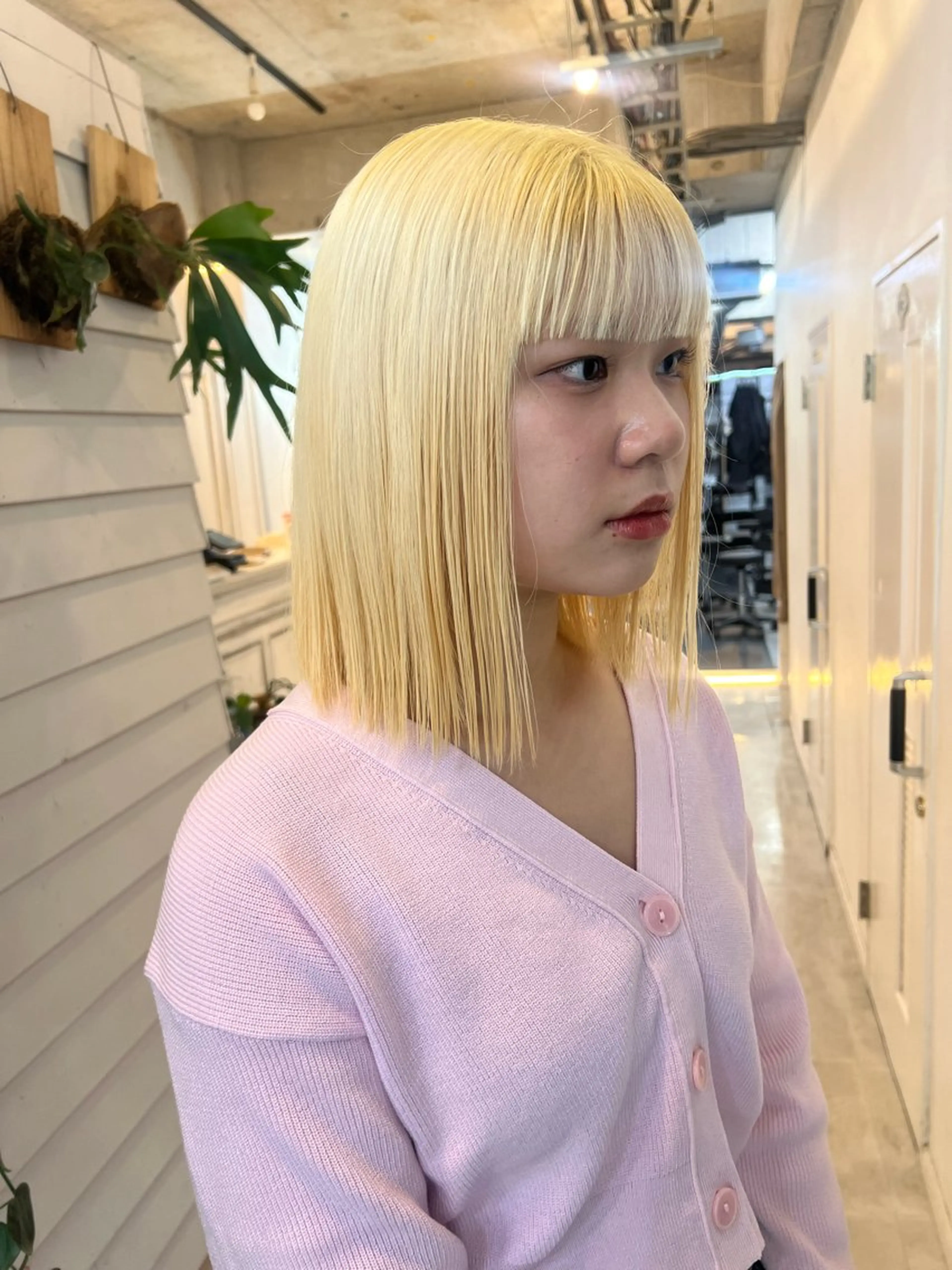 ミディアム ヘアカラー トリートメント TATSUブリーチ/ ミルクティーベージュのヘアスタイル