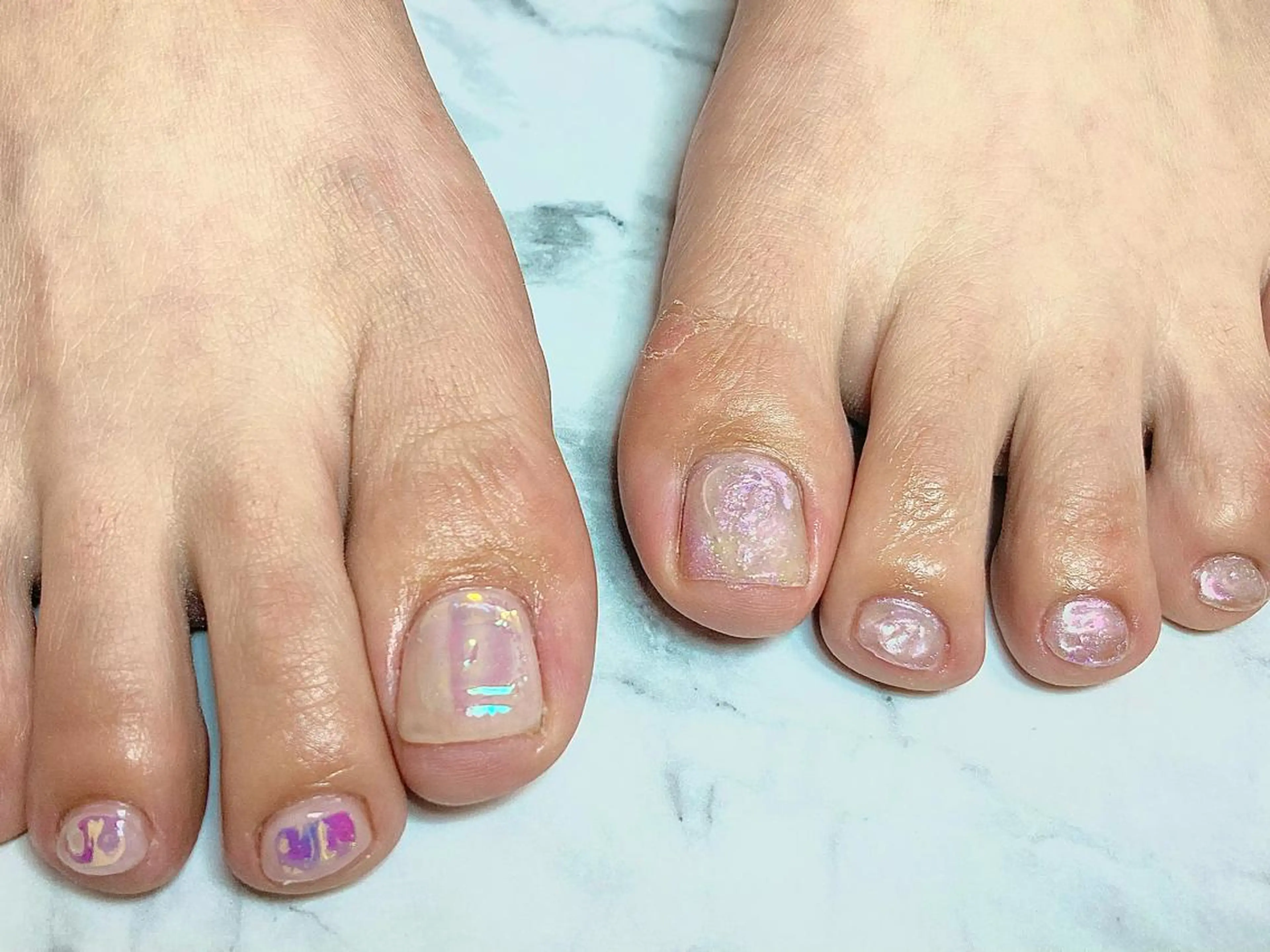 ネイル フットネイル ecrin (エクラン)のネイルデザイン