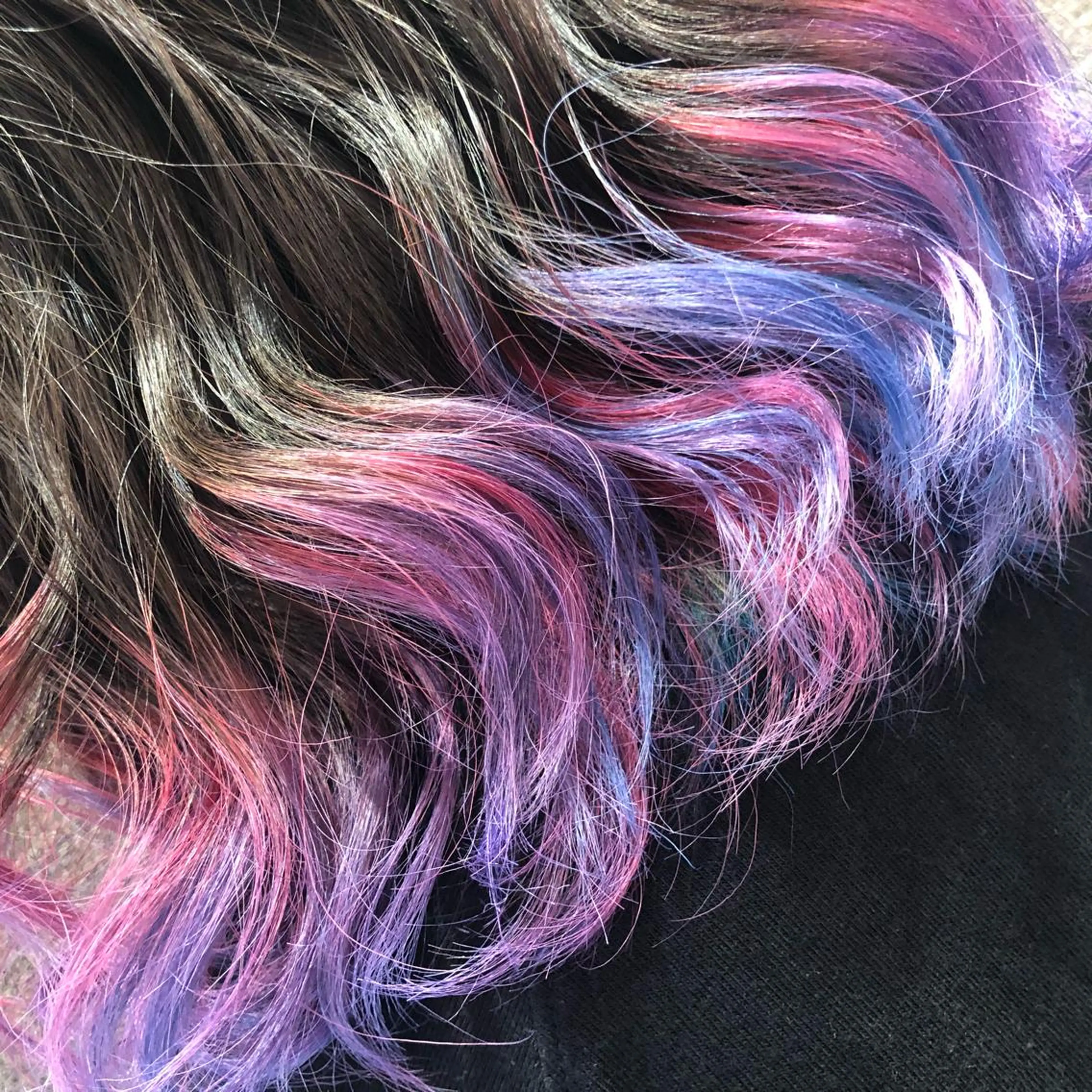 ミディアム カラー ヘアアレンジ バレイヤージュ ブリーチ デザインカラー ハイライトカラー ハイライト アンドウ ユウ/ レイヤーカット/韓国のヘアスタイル