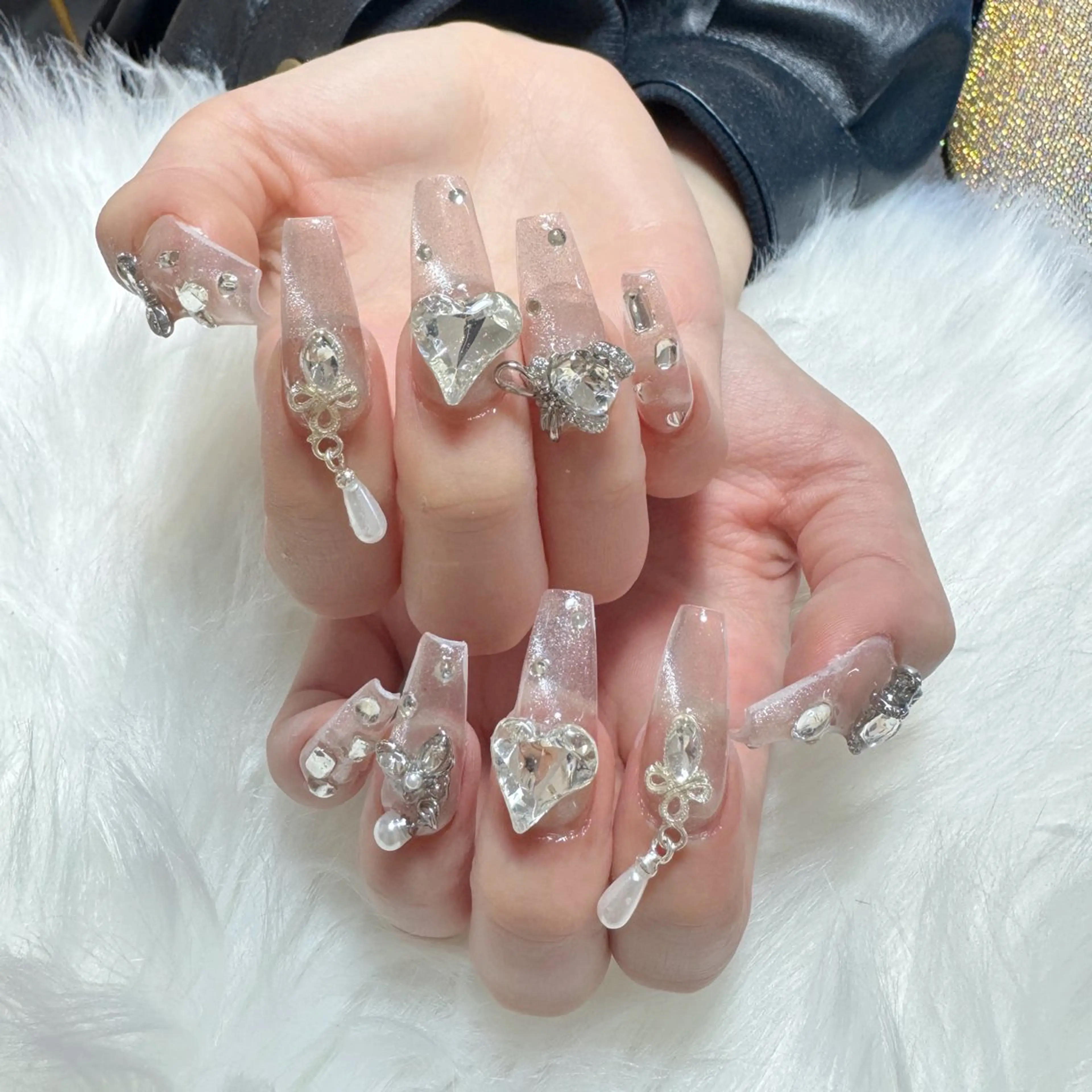 ネイル ハンドネイル 🎀nana🫧 ワンホンネイル🎀のネイルデザイン