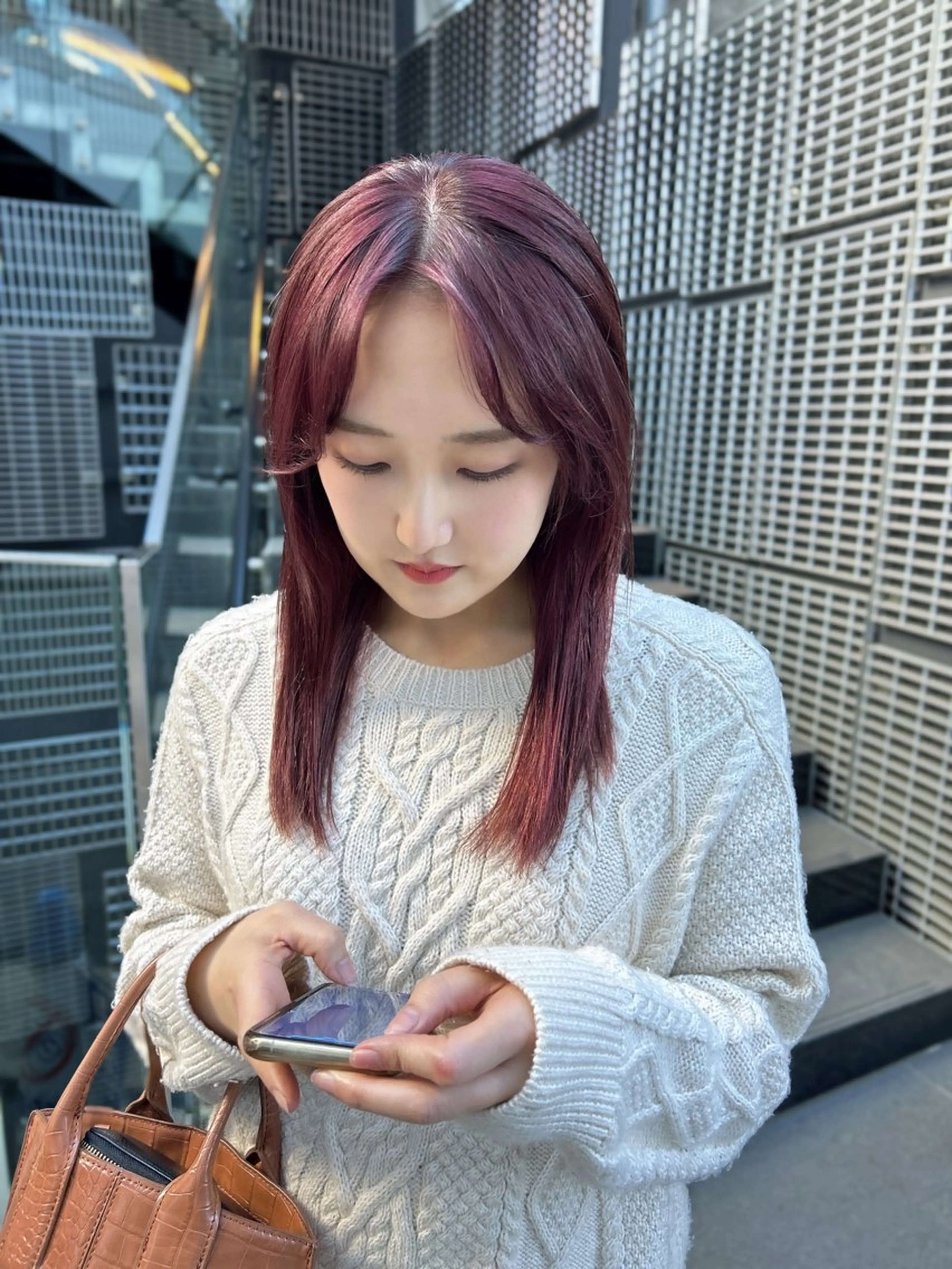 ミディアム カラー カット ヘアカラー トリートメント Ami 🕊‎✨のヘアスタイル