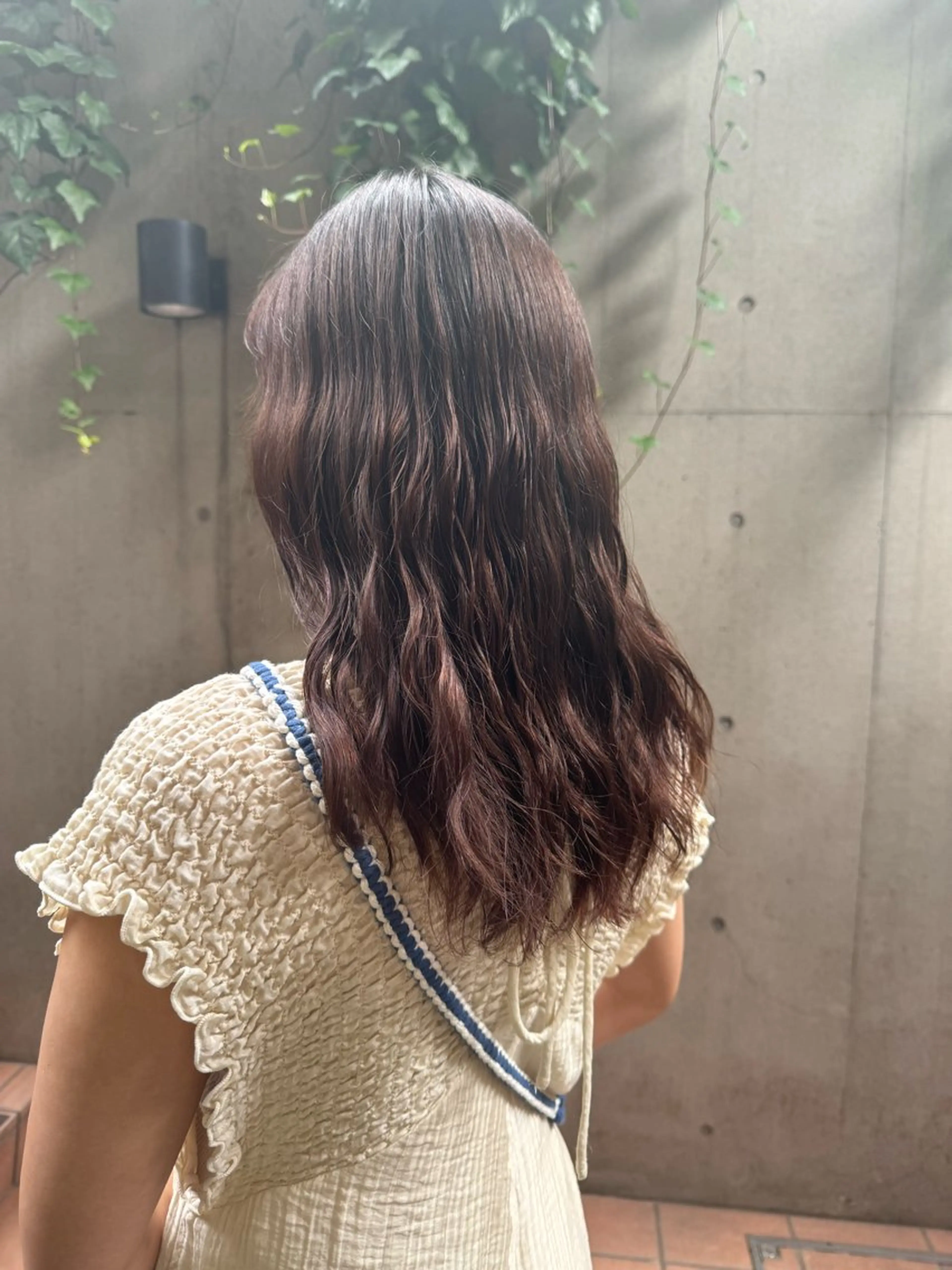 セミロング カット パーマ トリートメント なみまきパーマ/ボブ パーマ🌼杉田 萌恵のヘアスタイル