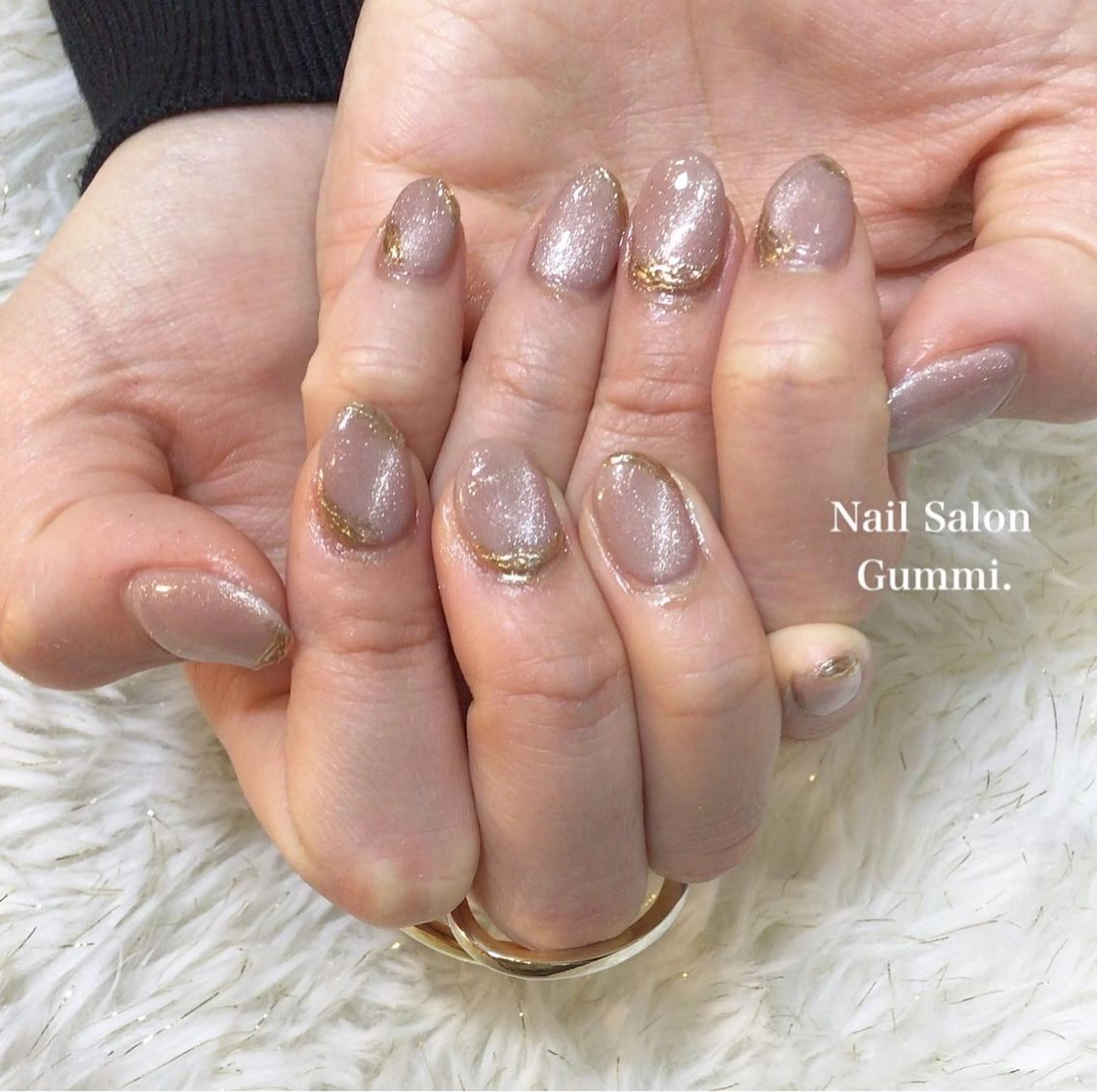 ネイル キラキラネイル 韓国ネイル ラメ(グリッター) マグネットネイル ミラーネイル Nail Salon Gummi.のネイルデザイン