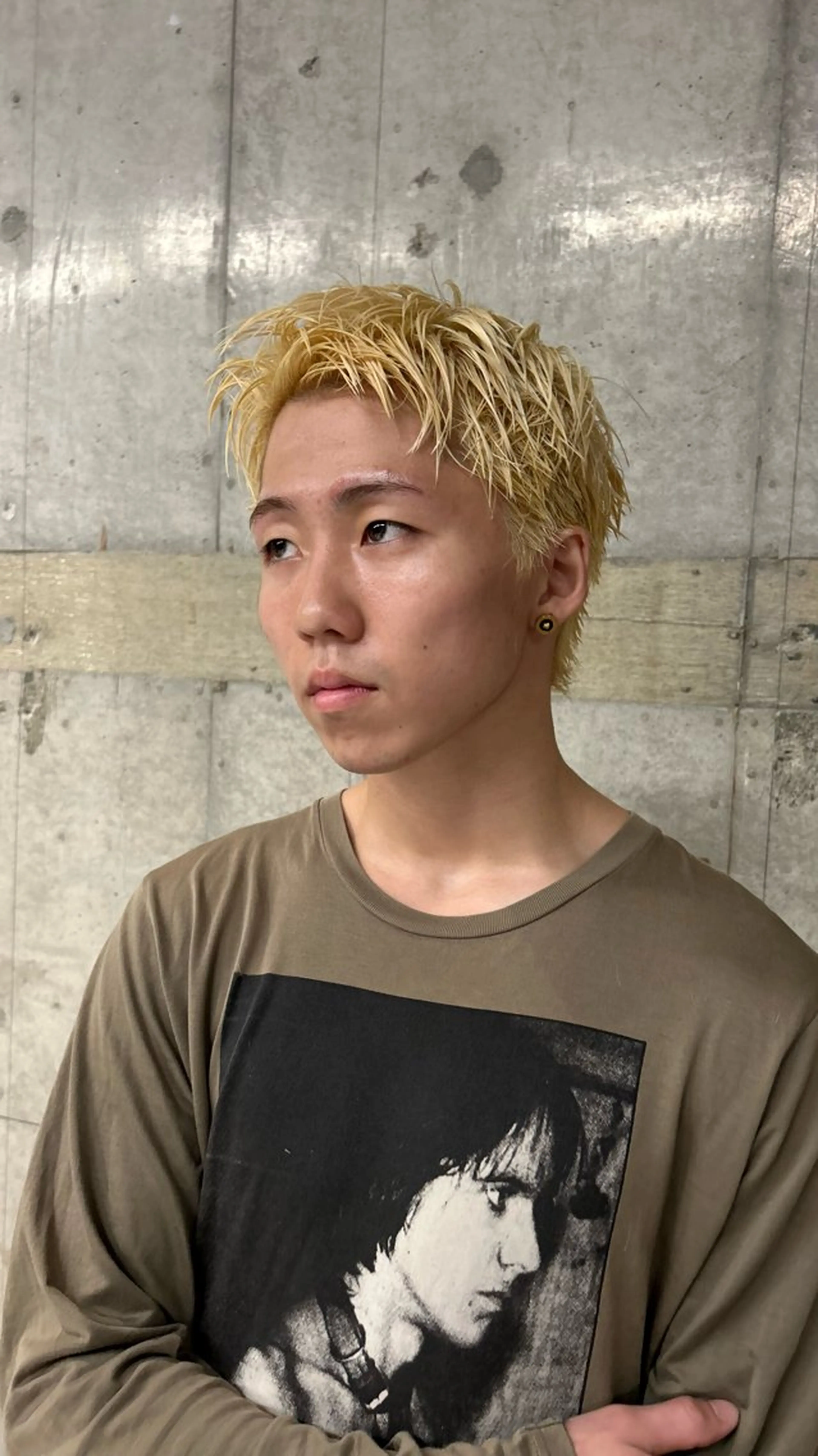 ショート パーマ/メンズ/ 鮫島竜海のヘアスタイル