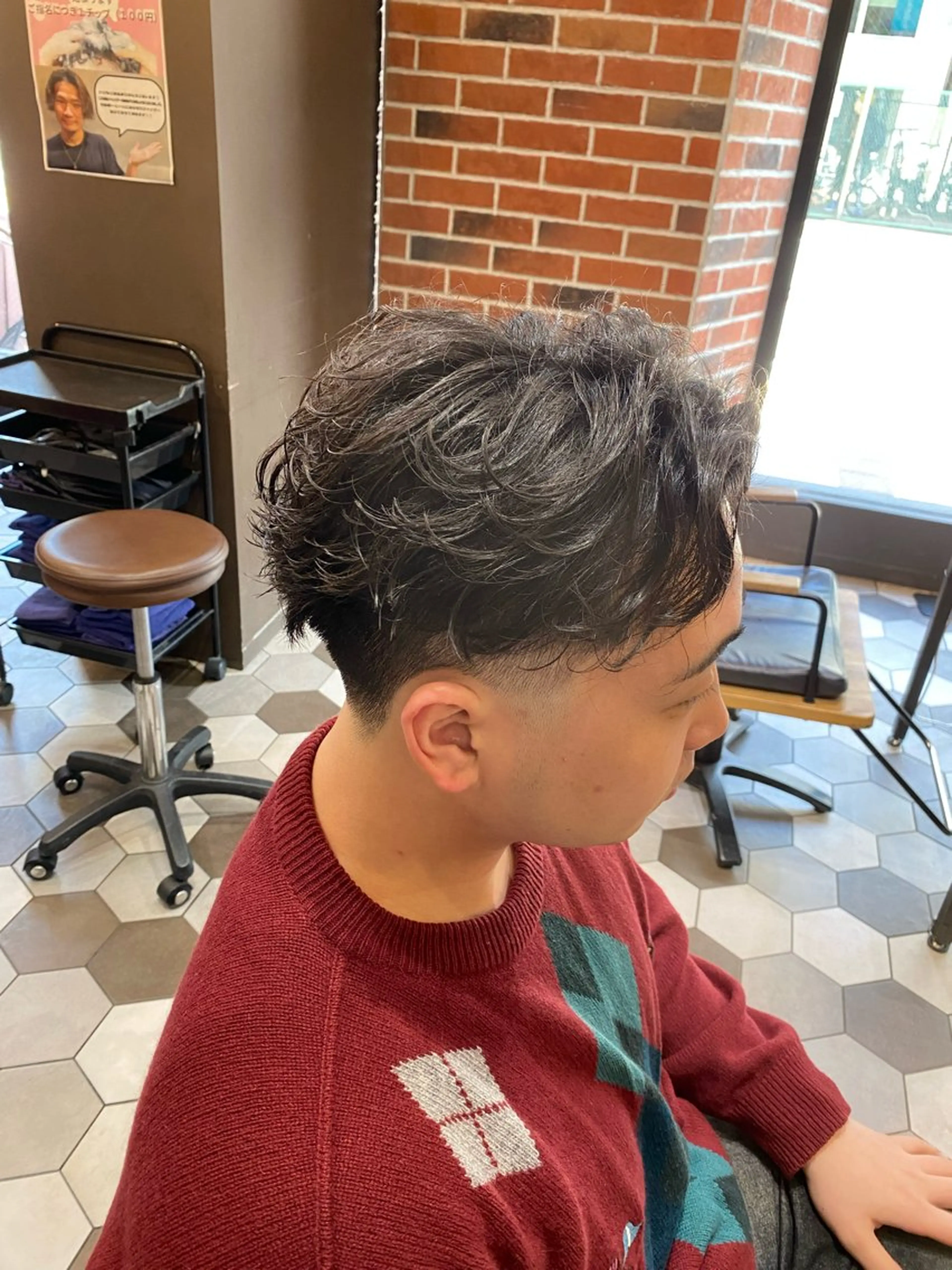 ショート ショートヘア カット パーマ 江﨑 翔のヘアスタイル