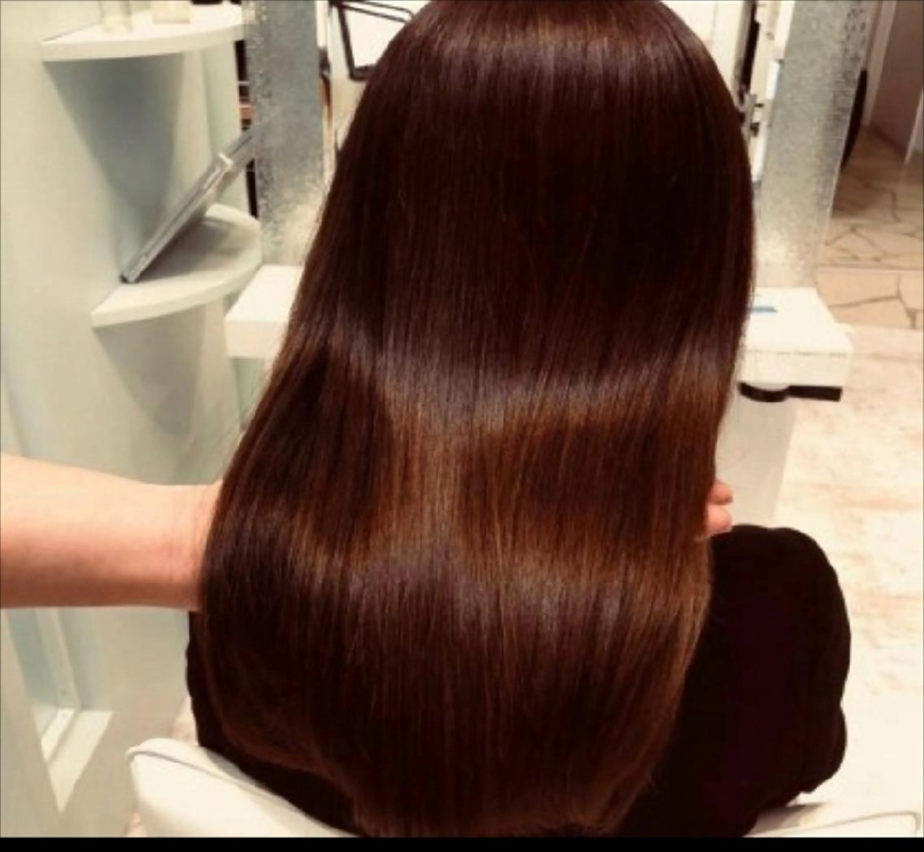 ロング トリートメント カット ヘアカラー トリートメント 🫧縮毛矯正/ウルフ /レイヤー/白倉のヘアスタイル