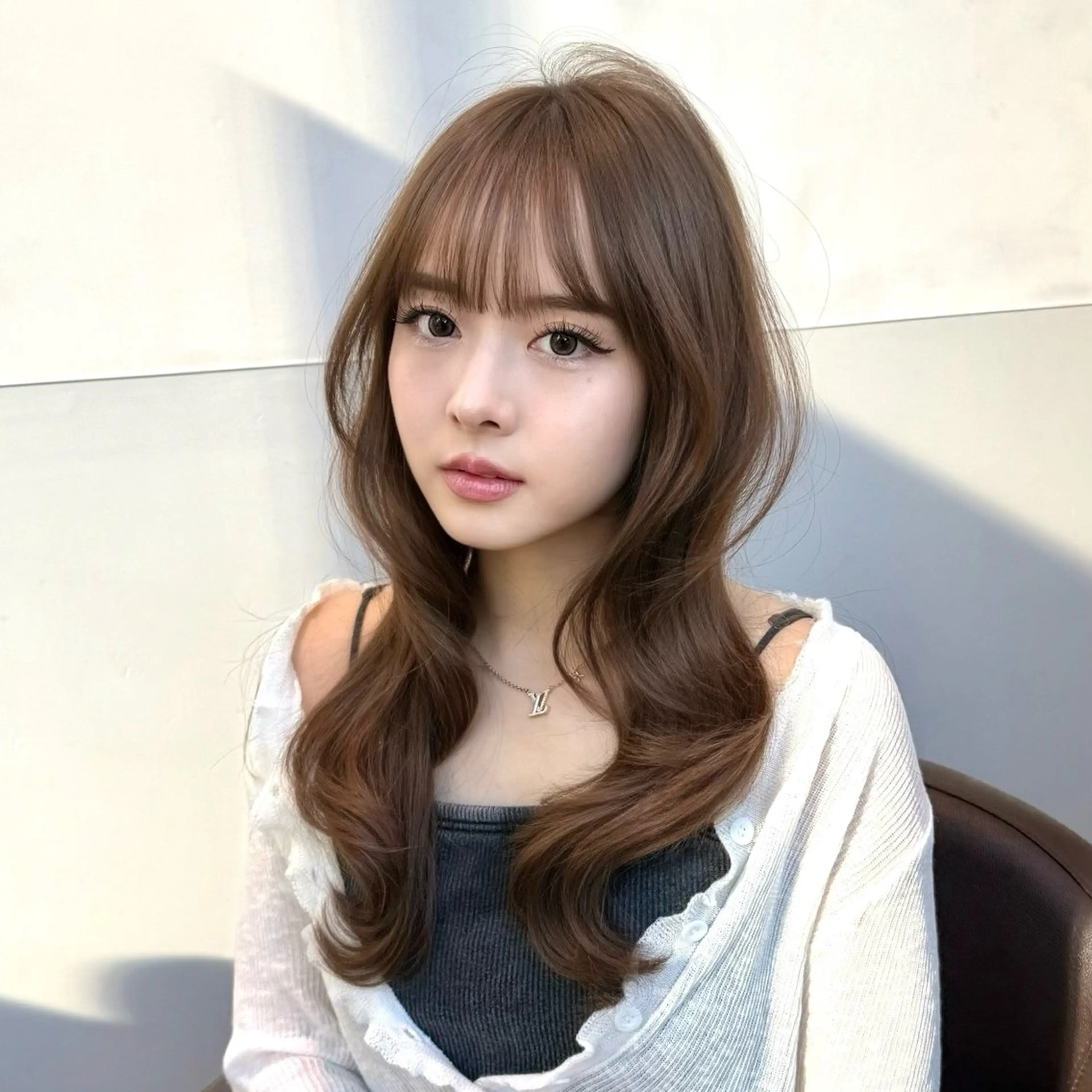 セミロング カット ヘアカラー トリートメント SALOWIN銀座六丁目店所属・️🫧レイヤーカット 銀座/れいか️️🫧のヘアスタイル