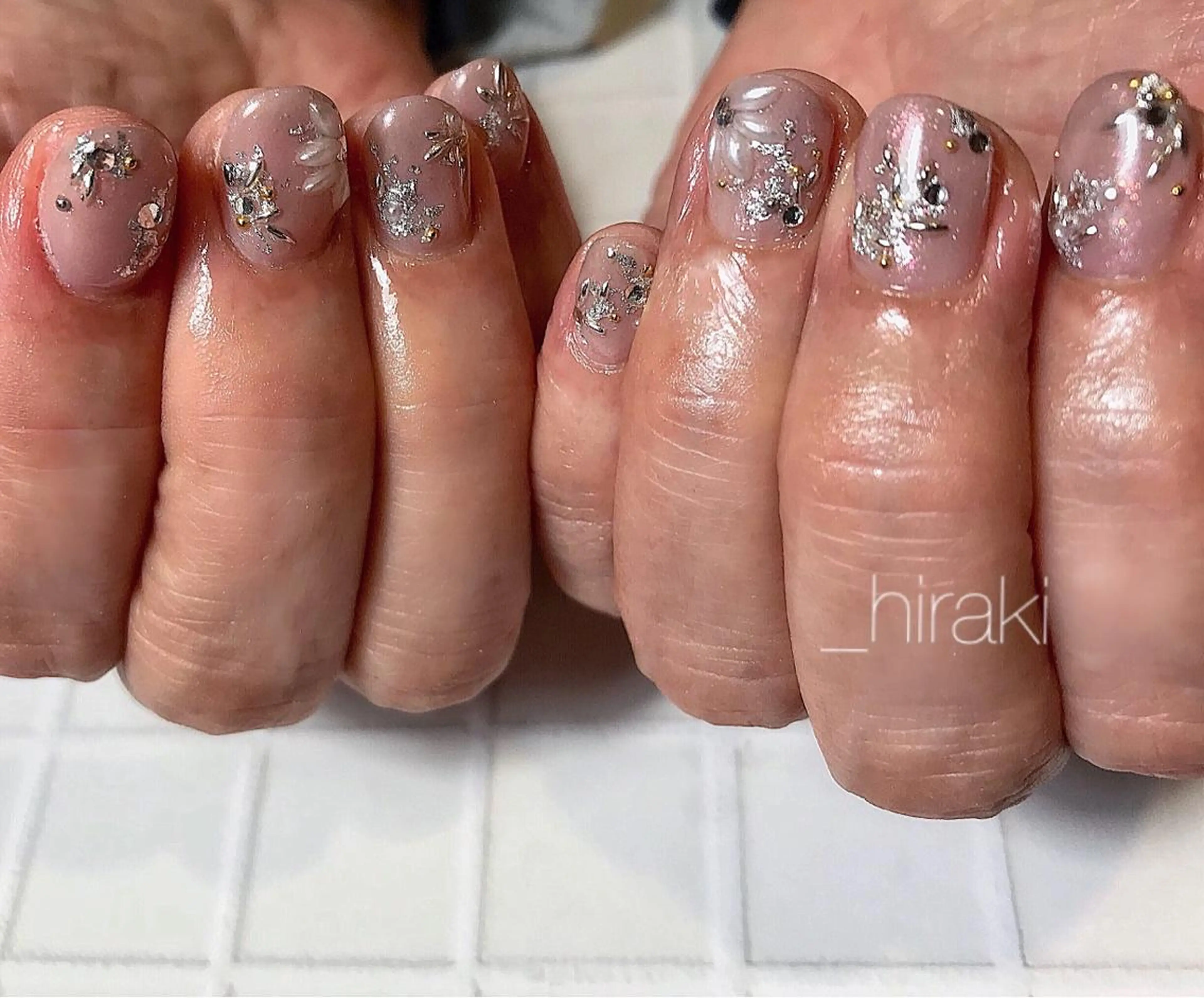 ネイル ブライダルネイル nail atelier AMBER所属・saori .の眉毛・アイブロウイメージ