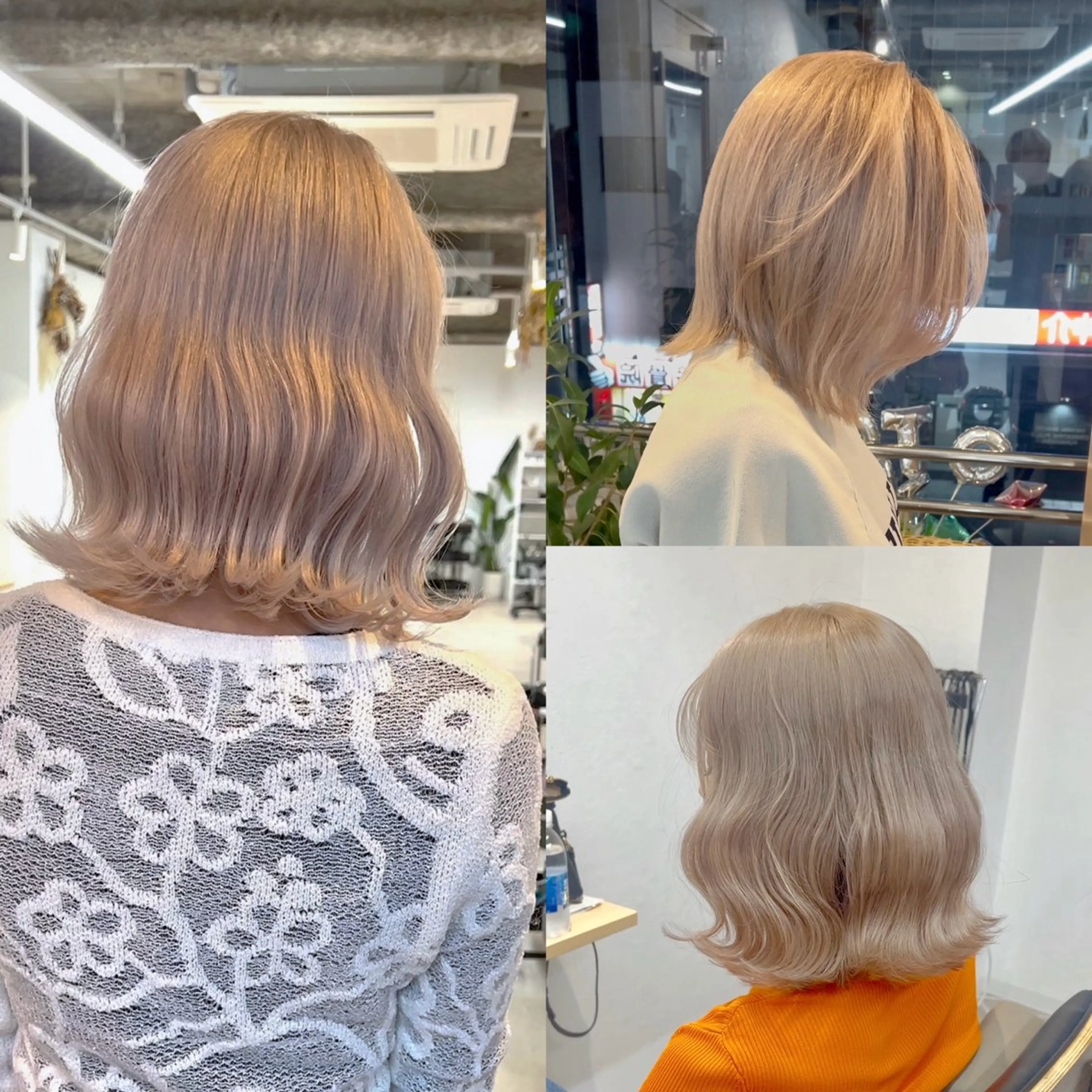 【ケアブリーチ+カット+トリートメント】の写真