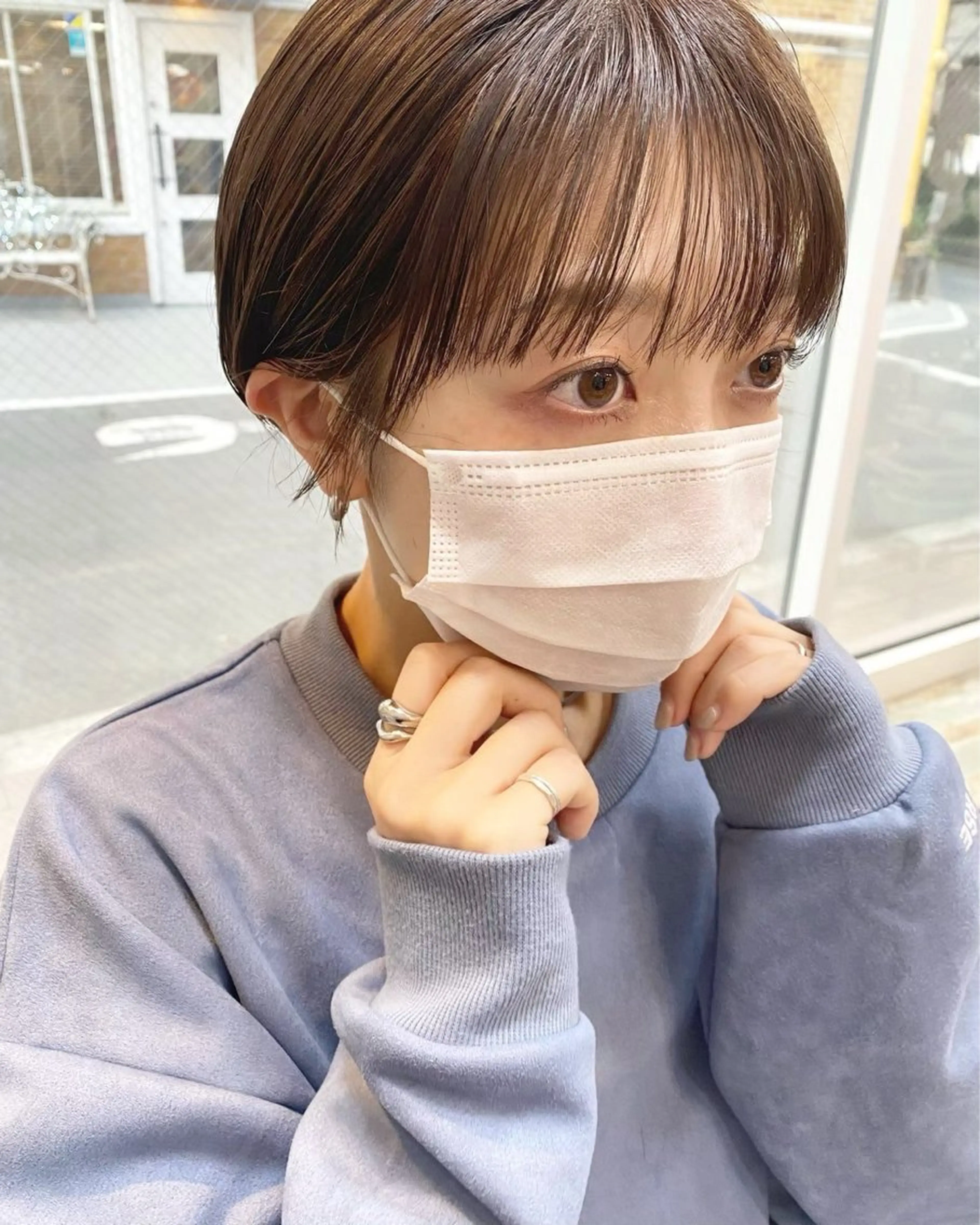 ショート albero🧸 🌳鈴木遥菜のヘアスタイル