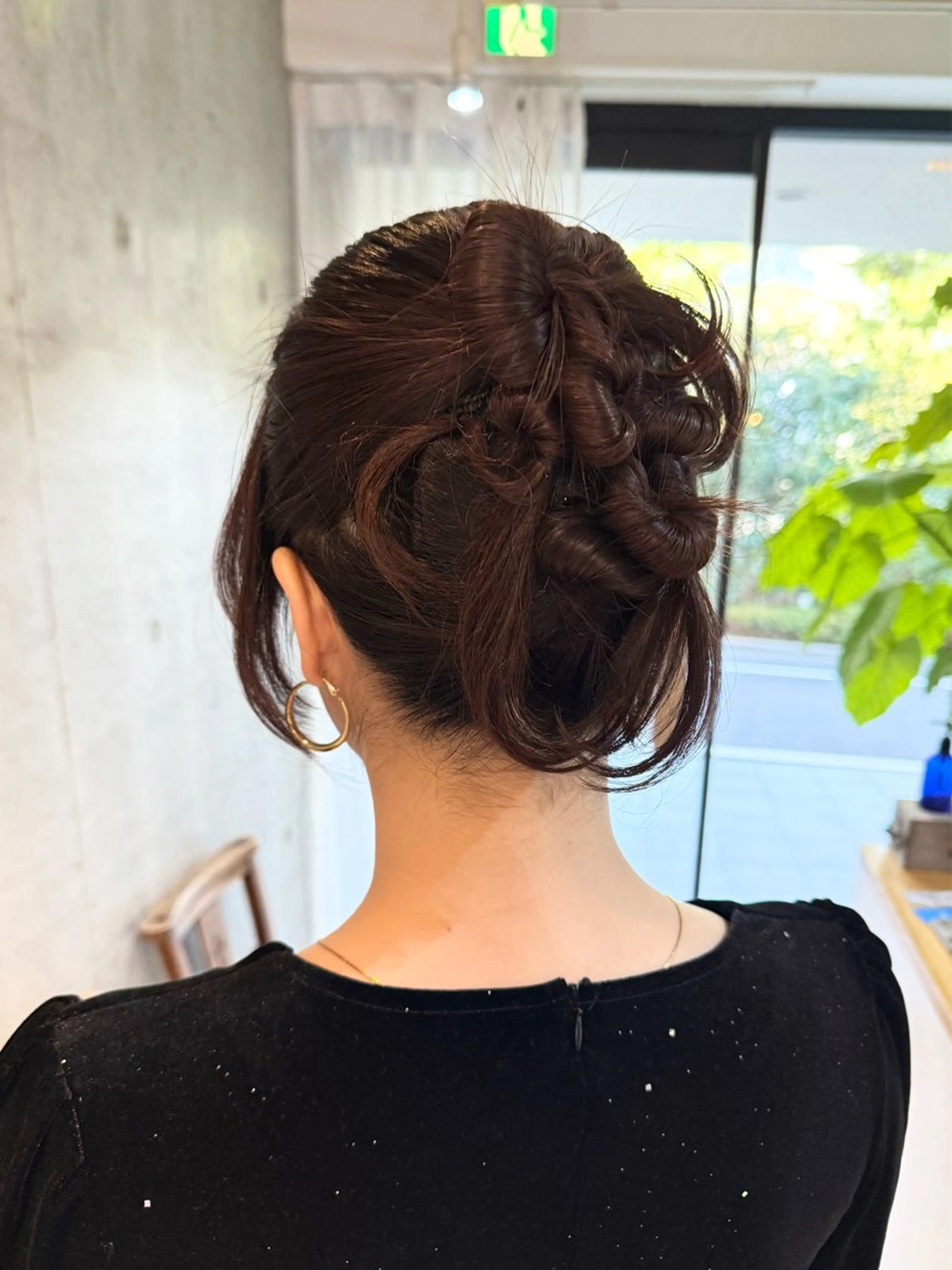 セミロング ヘアアレンジ ヘアセット sakura カットモデル募集💖のヘアスタイル