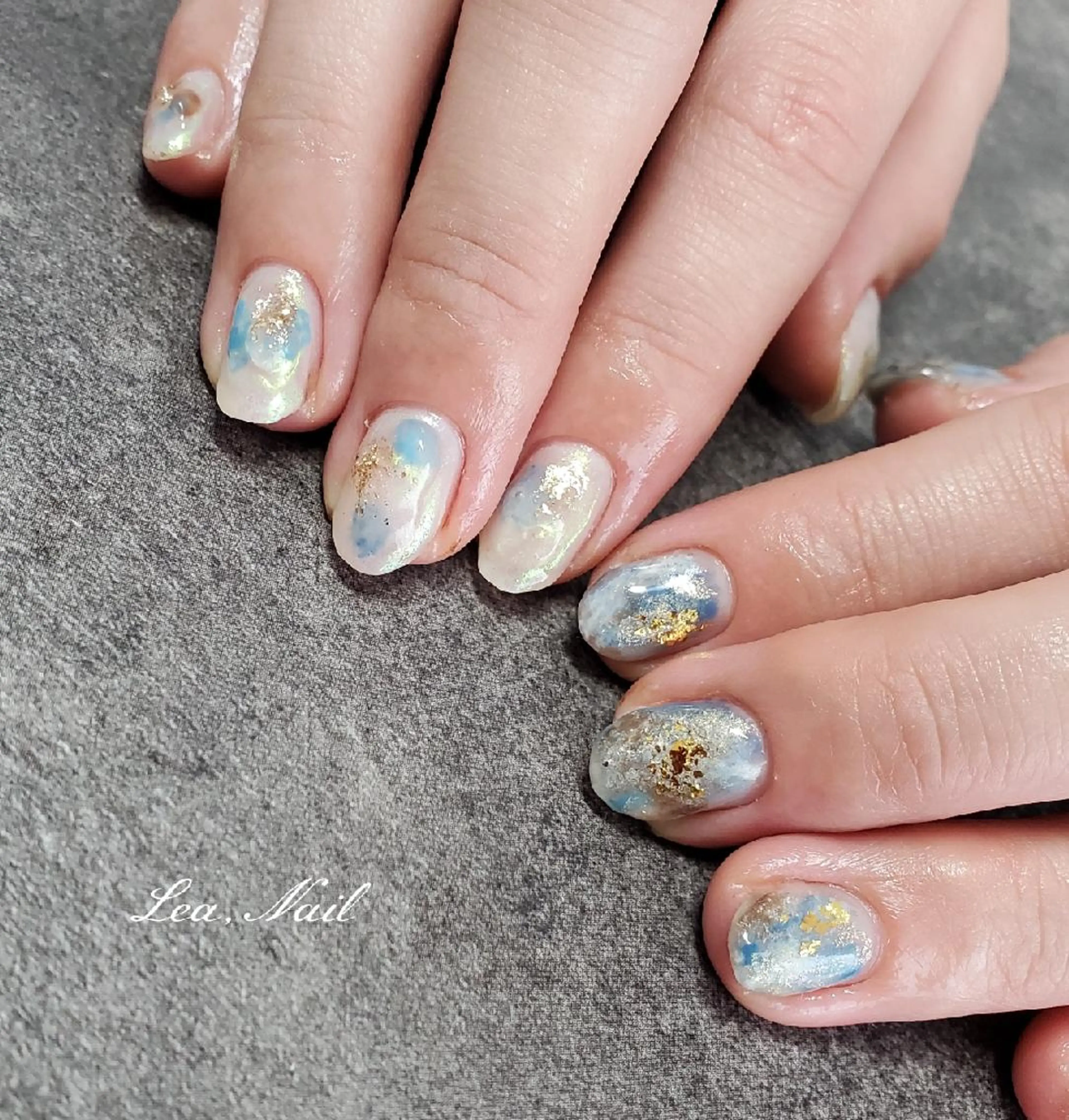 ネイル 持ち込み ハンドネイル Lea,Nail所属・松橋 愛のネイルデザイン