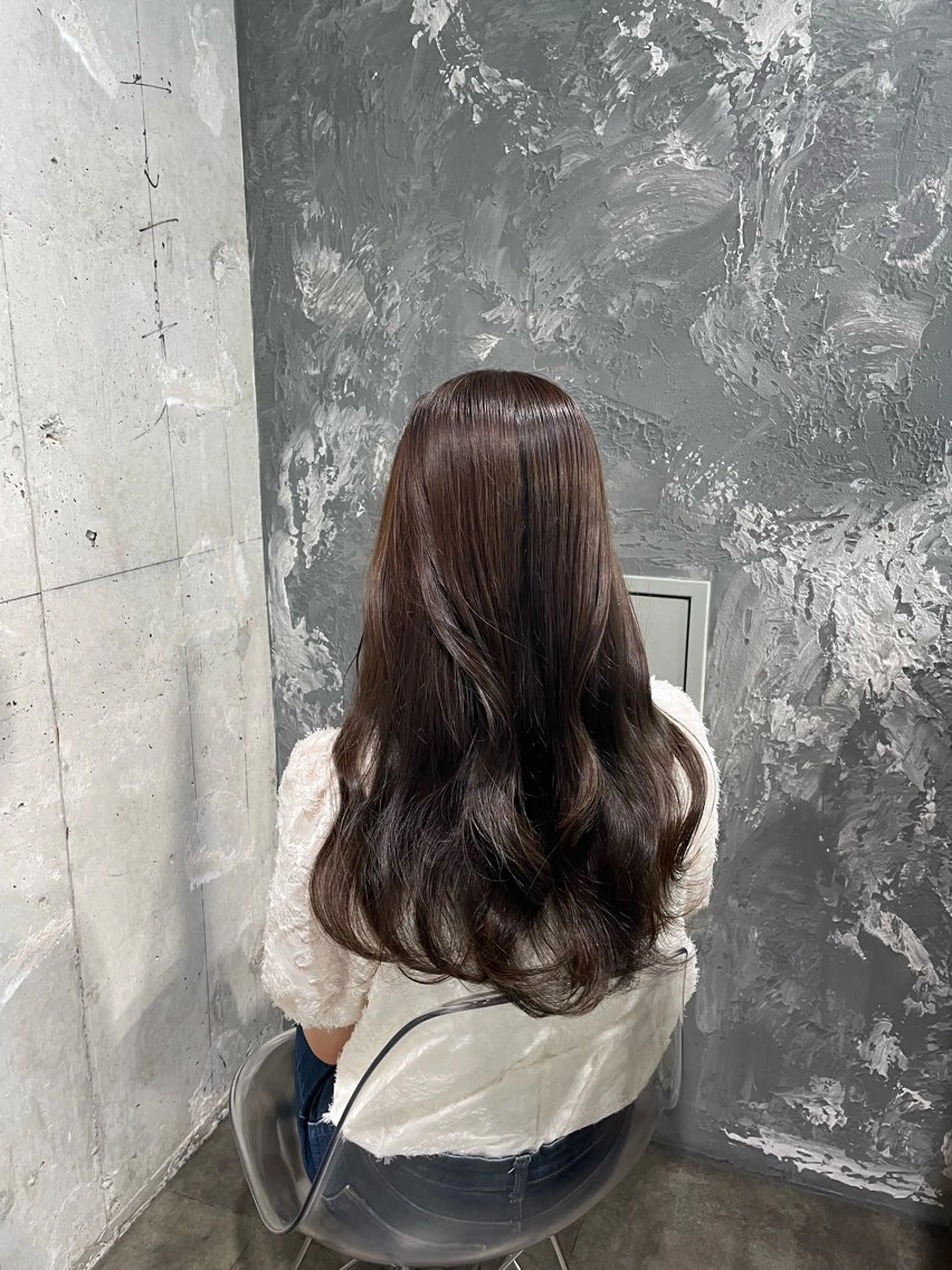 カラー ヘアカラー トリートメント ヘアセット 🤍透明感韓国 レディ/まりん🤍のヘアスタイル