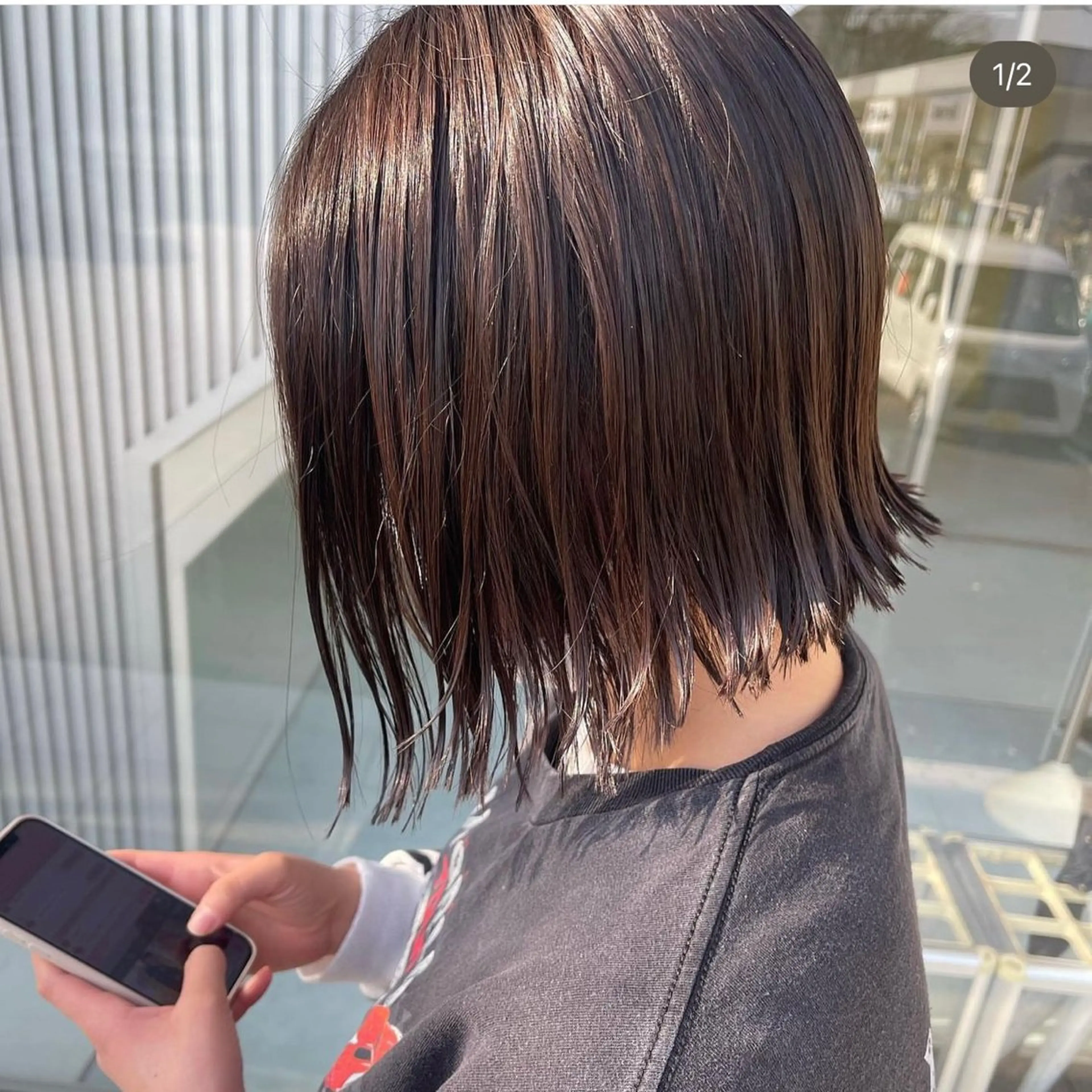 ミディアム ボブ La fith hair SHIN 大分所属・Lafith 大分／ ヨッシーのヘアスタイル