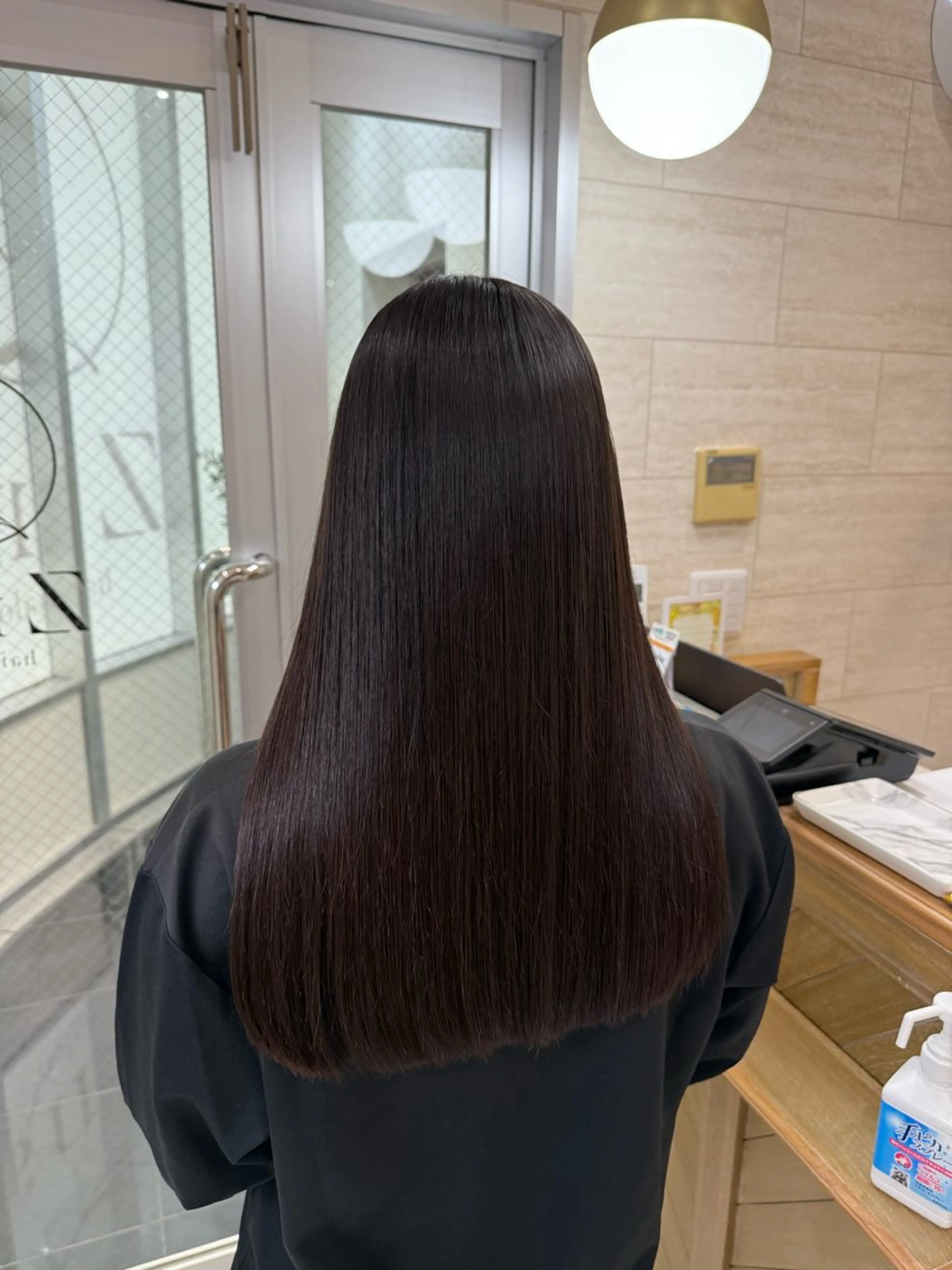 ロング カット 縮毛矯正 Zina 熊本店 ワンホン/Juranのヘアスタイル