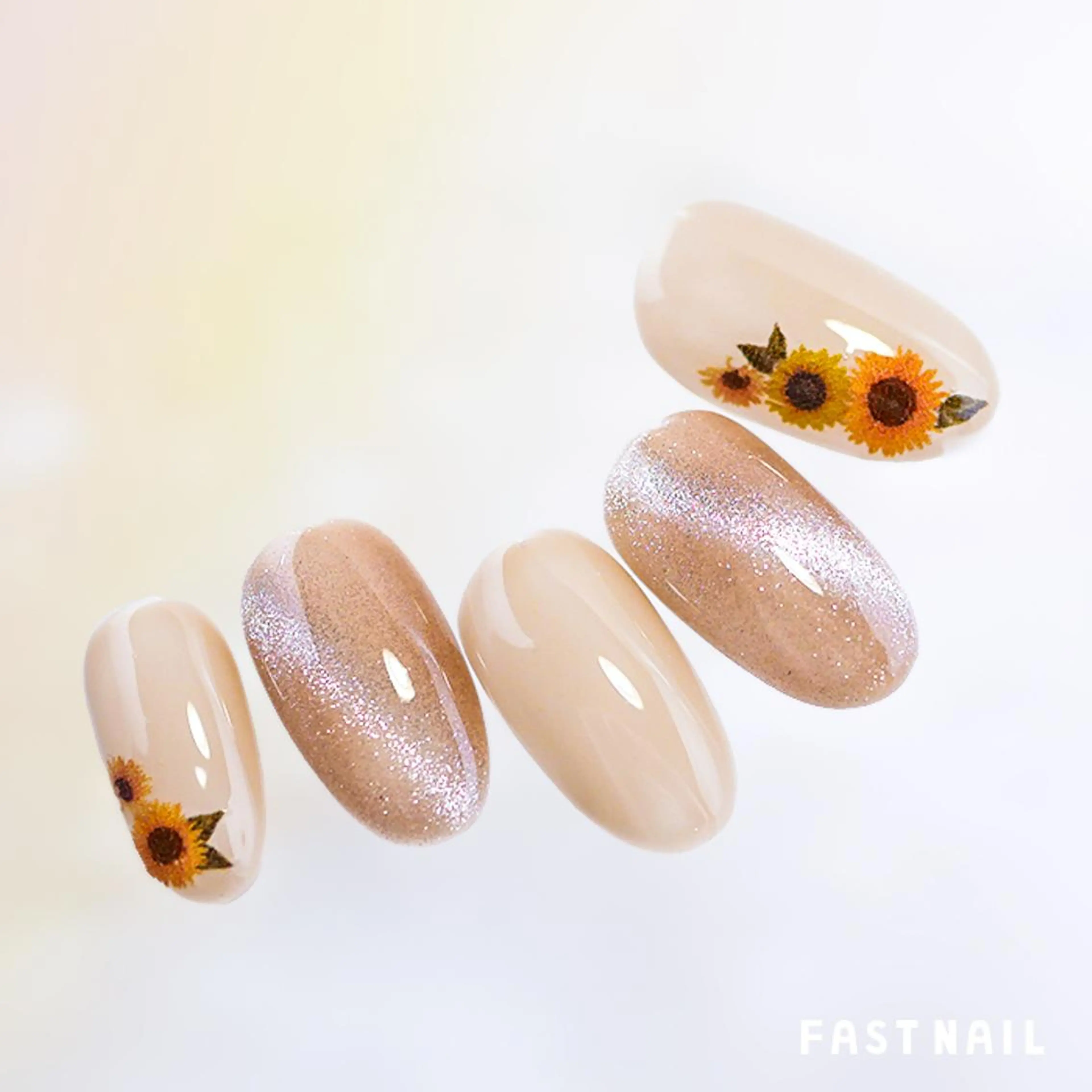 ネイル マグネットネイル ミラーネイル 夏ネイル FASTNAIL LOCO東大和店のネイルデザイン