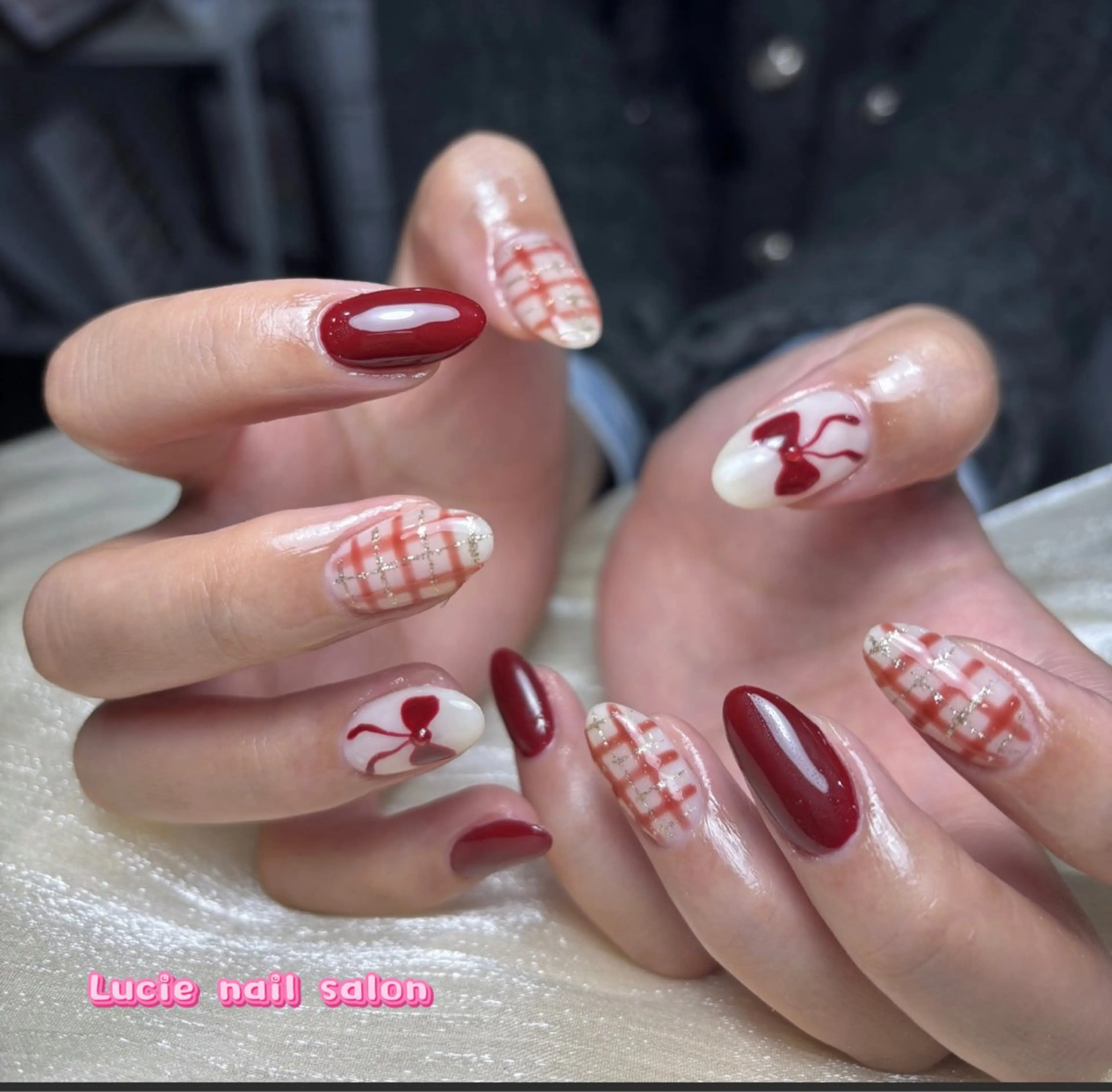 ネイル フレンチネイル ジェルネイル グラデーション 持ち込み オフィスネイル ハンドネイル LUCIE NAIL所属・LUCIE NAILのネイルデザイン