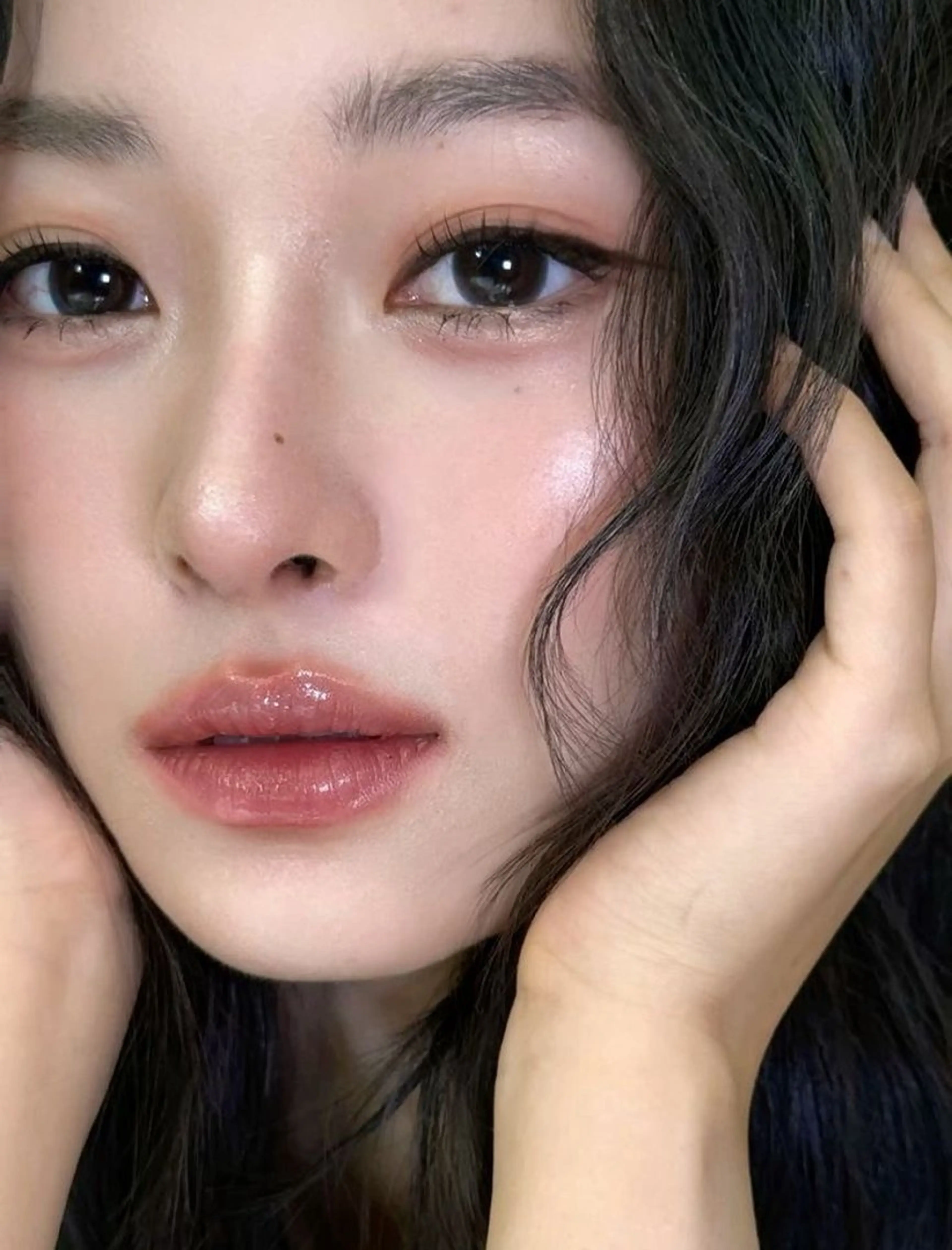 セミロング カラー カット ヘアカラー トリートメント 新宿/韓国レイヤー 髪質改善カラー/角所のヘアスタイル