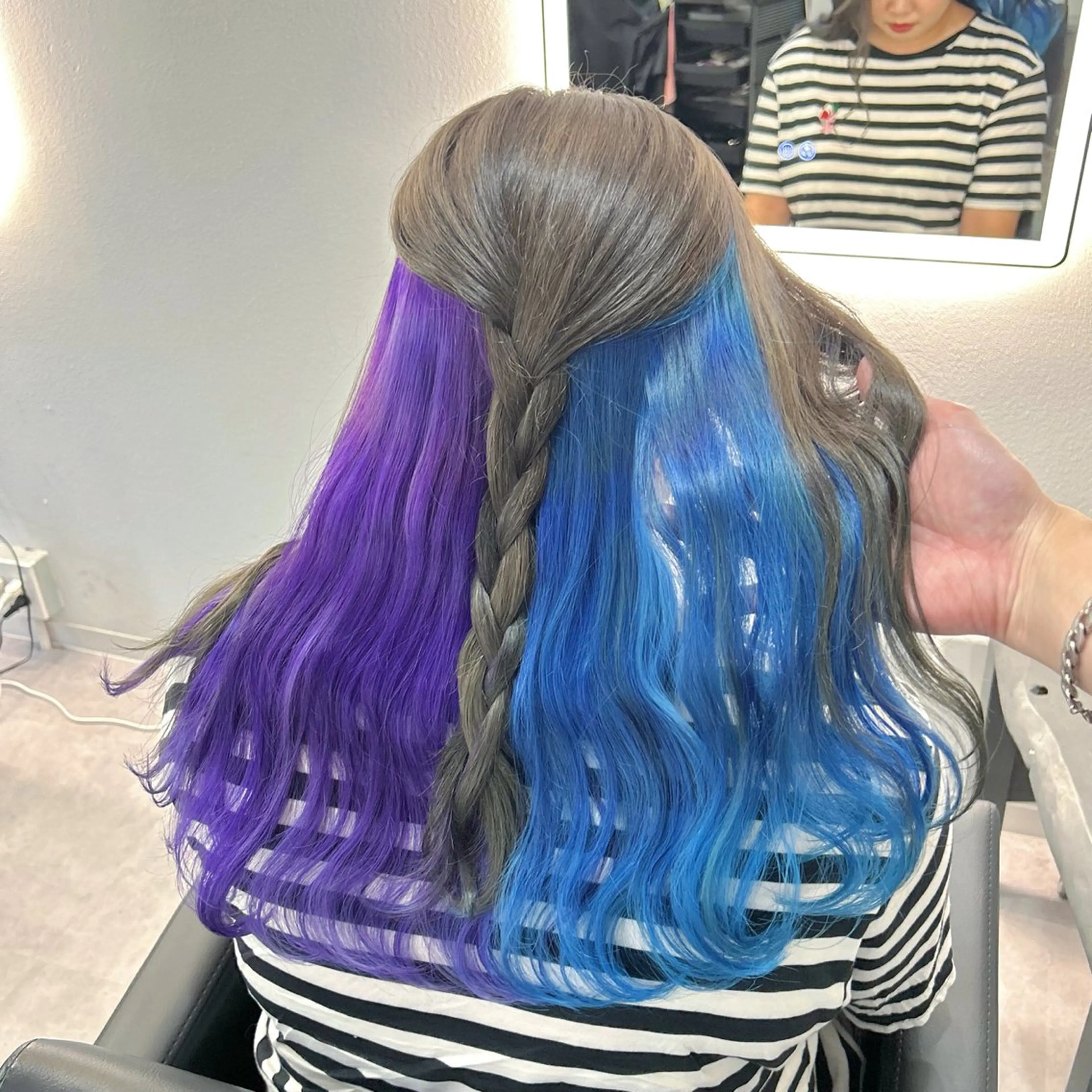 セミロング カラー インナーカラー ヘアカラー トリートメント Cielroシェイロ所属・ブリーチ&エクステ 🥀ケアカラー特化のヘアスタイル