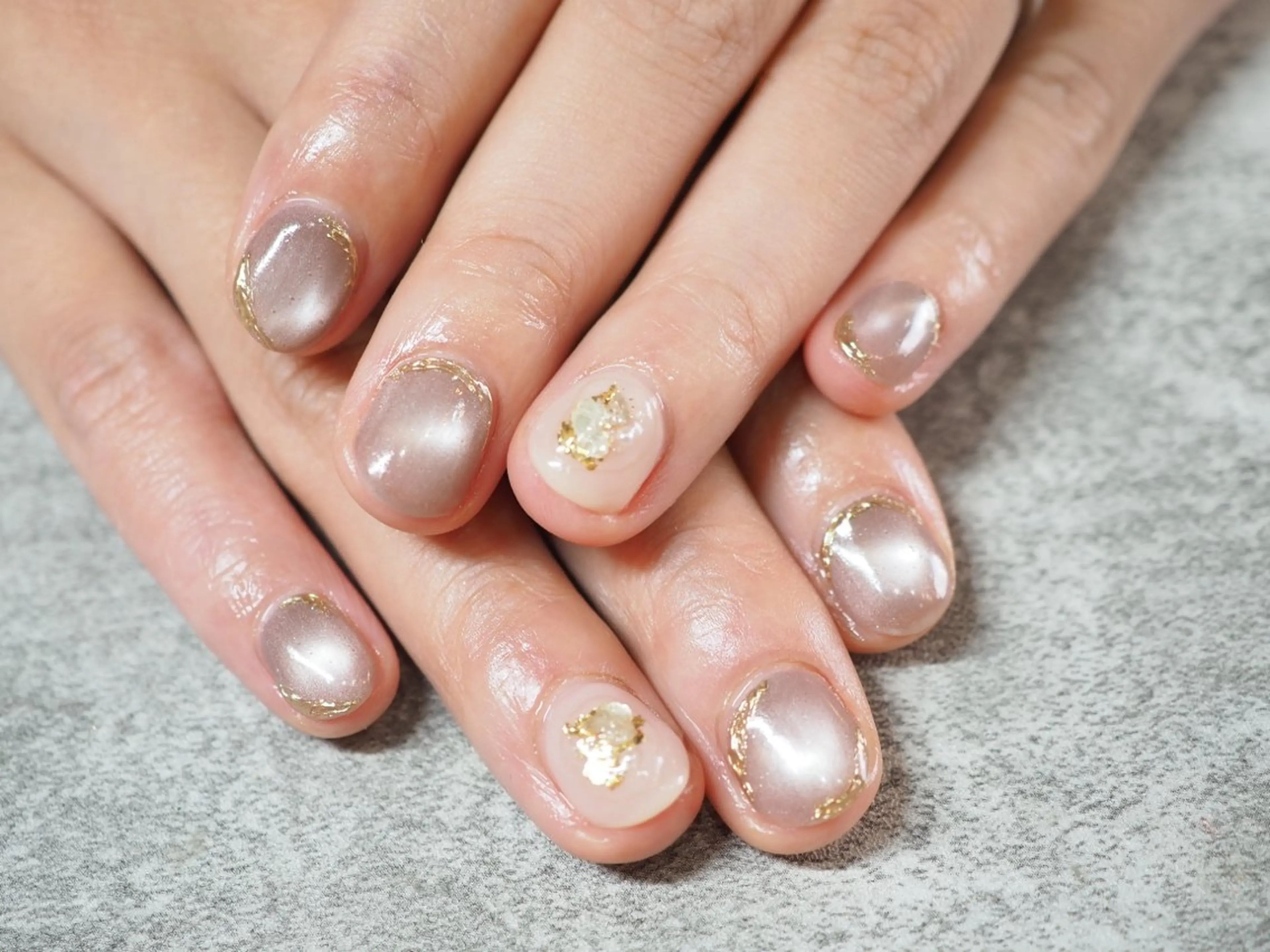 ネイル ブライダルネイル ハンドネイル glaNje shioriのネイルデザイン