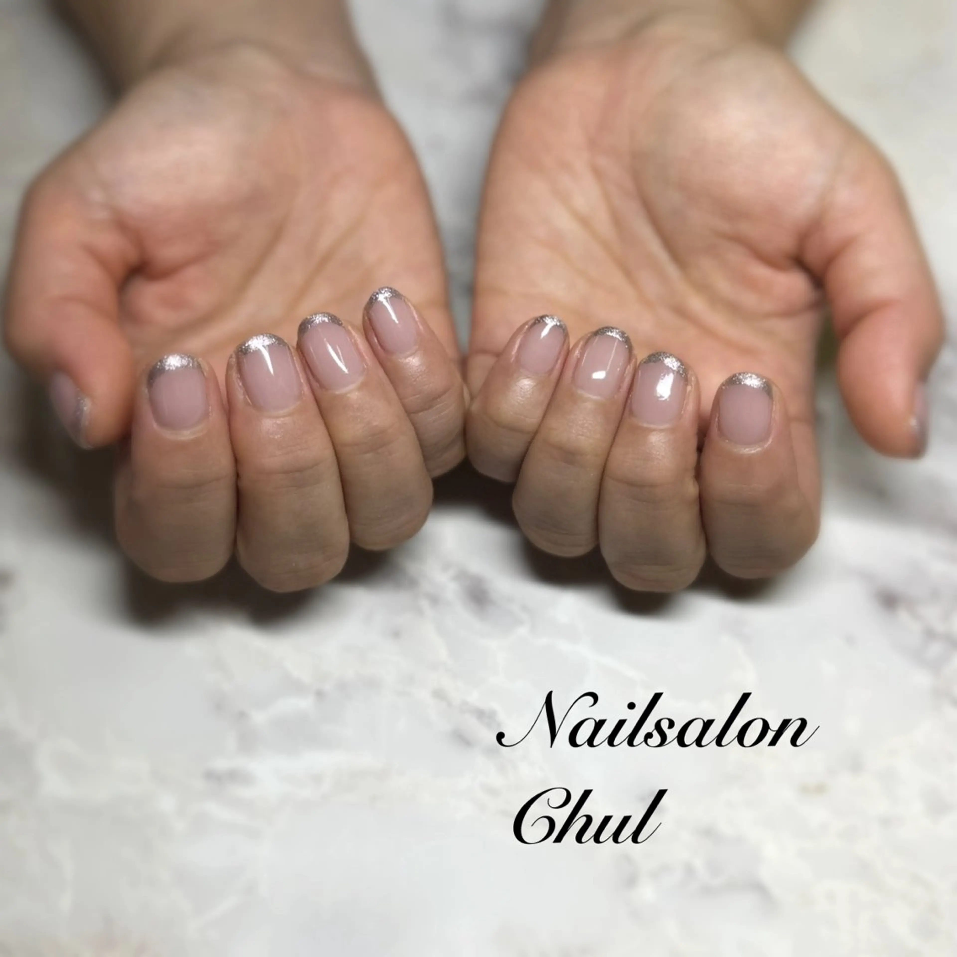 ネイル フレンチネイル ネイルサロン チュルのネイルデザイン